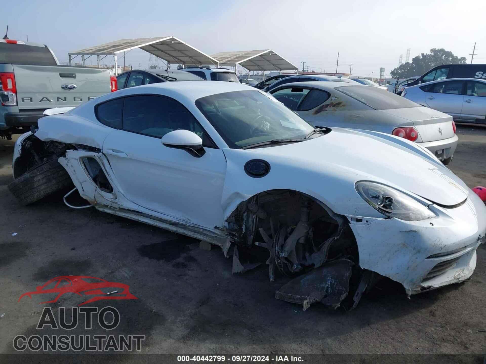 PORSCHE CAYMAN 2017 - WP0AA2A84HS270771