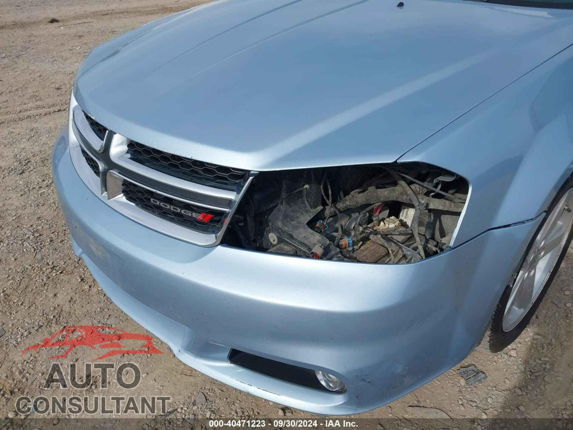 DODGE AVENGER 2013 - 1C3CDZCB8DN740749