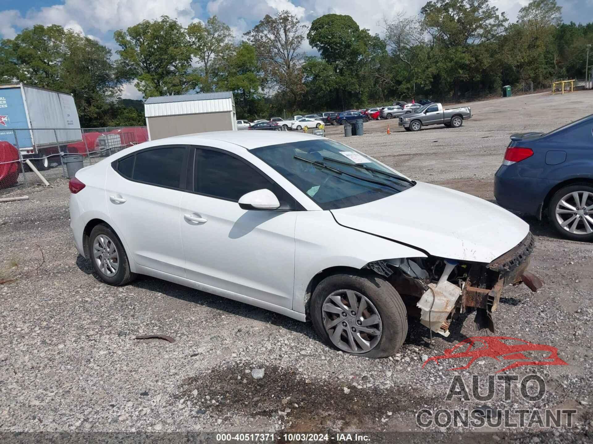 HYUNDAI ELANTRA 2017 - 5NPD74LF8HH149923