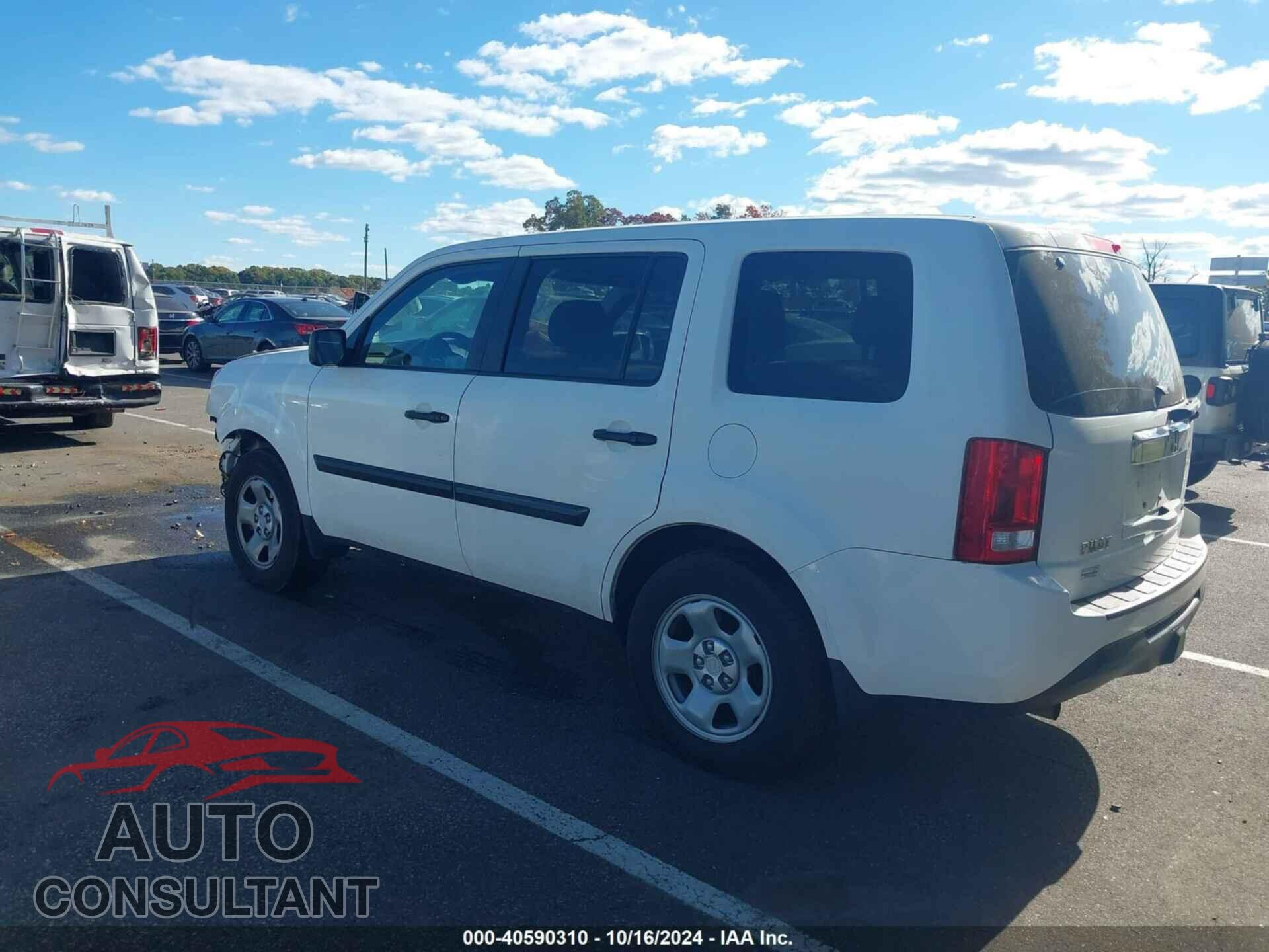 HONDA PILOT 2015 - 5FNYF4H22FB062198