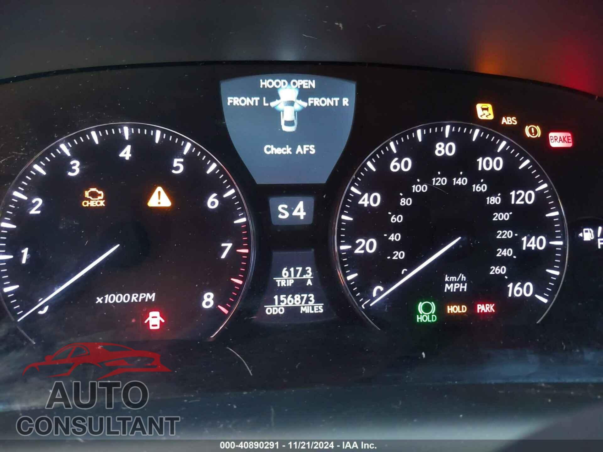LEXUS LS 460 2009 - JTHBL46F095091434