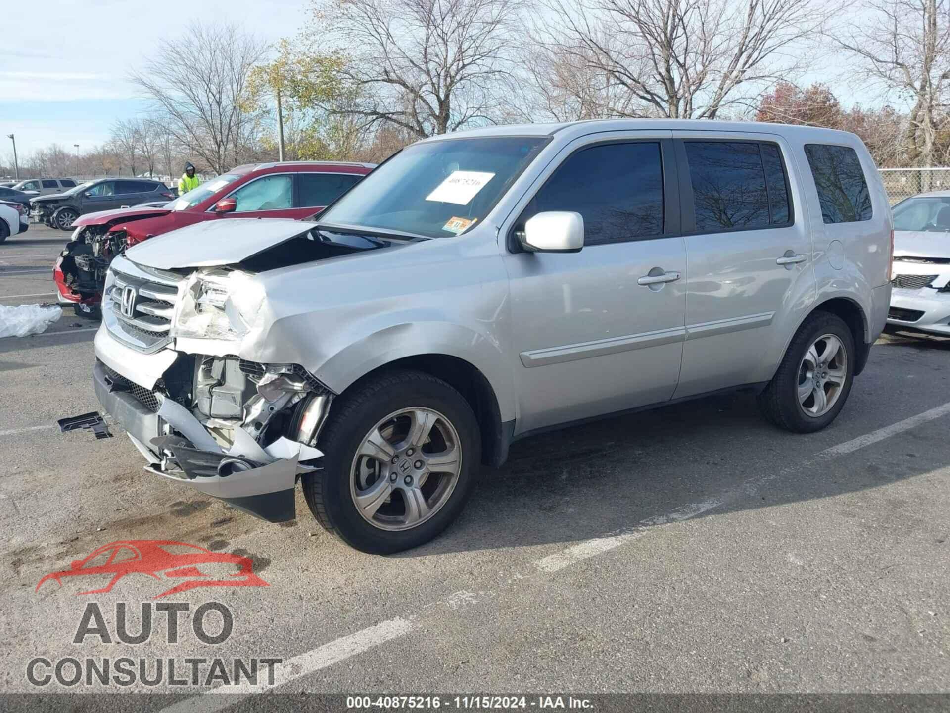 HONDA PILOT 2013 - 5FNYF4H59DB029920