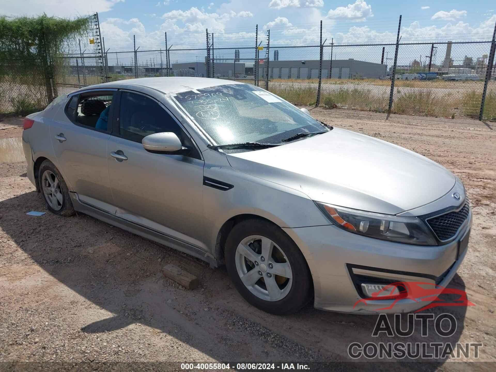 KIA OPTIMA 2014 - KNAGM4A72E5469149