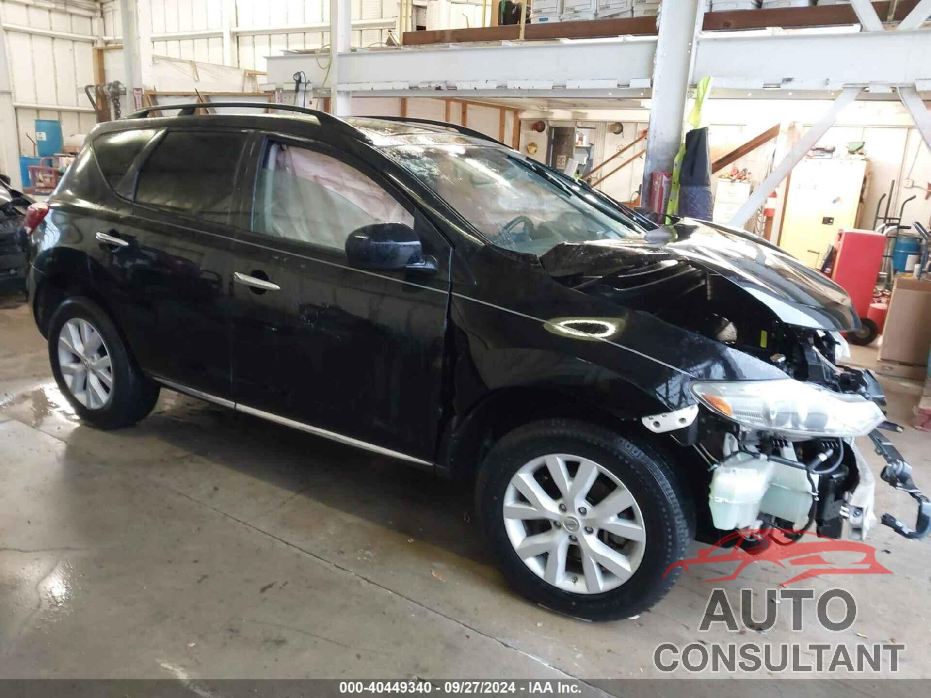 NISSAN MURANO 2011 - JN8AZ1MW2BW162330