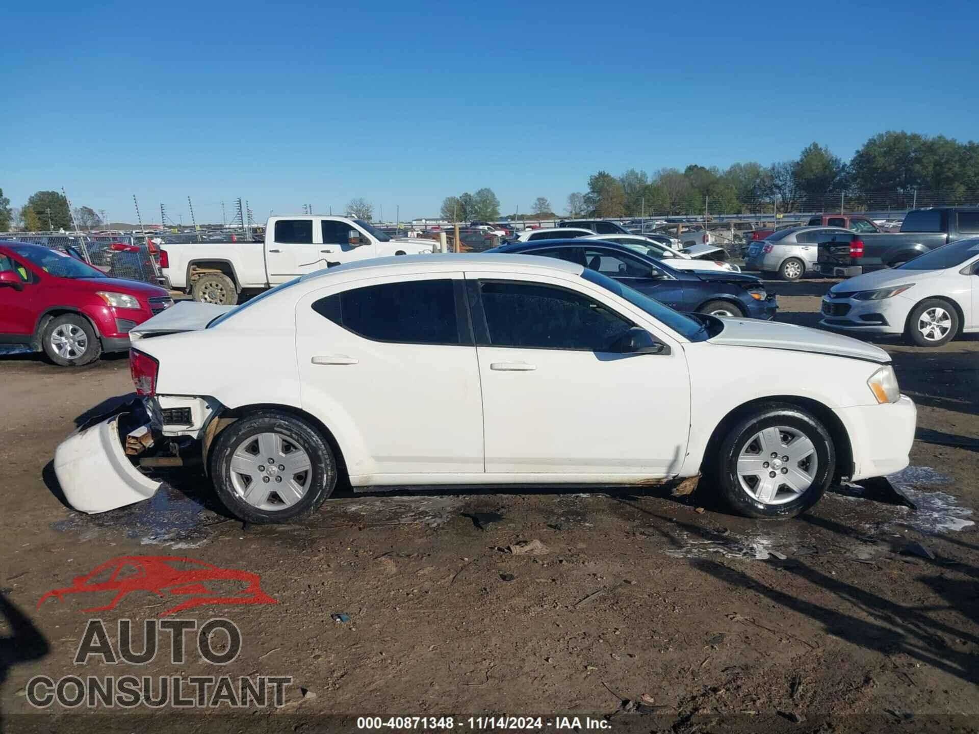 DODGE AVENGER 2010 - 1B3CC4FB9AN182937