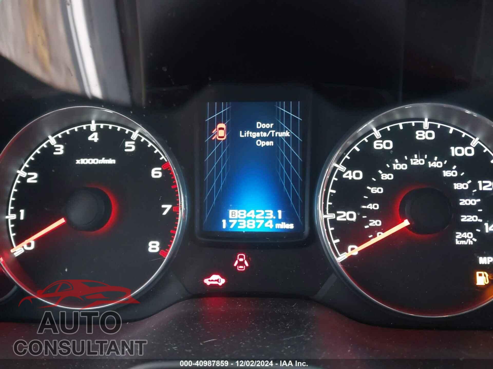 SUBARU OUTBACK 2014 - 4S4BRCPC8E3267226