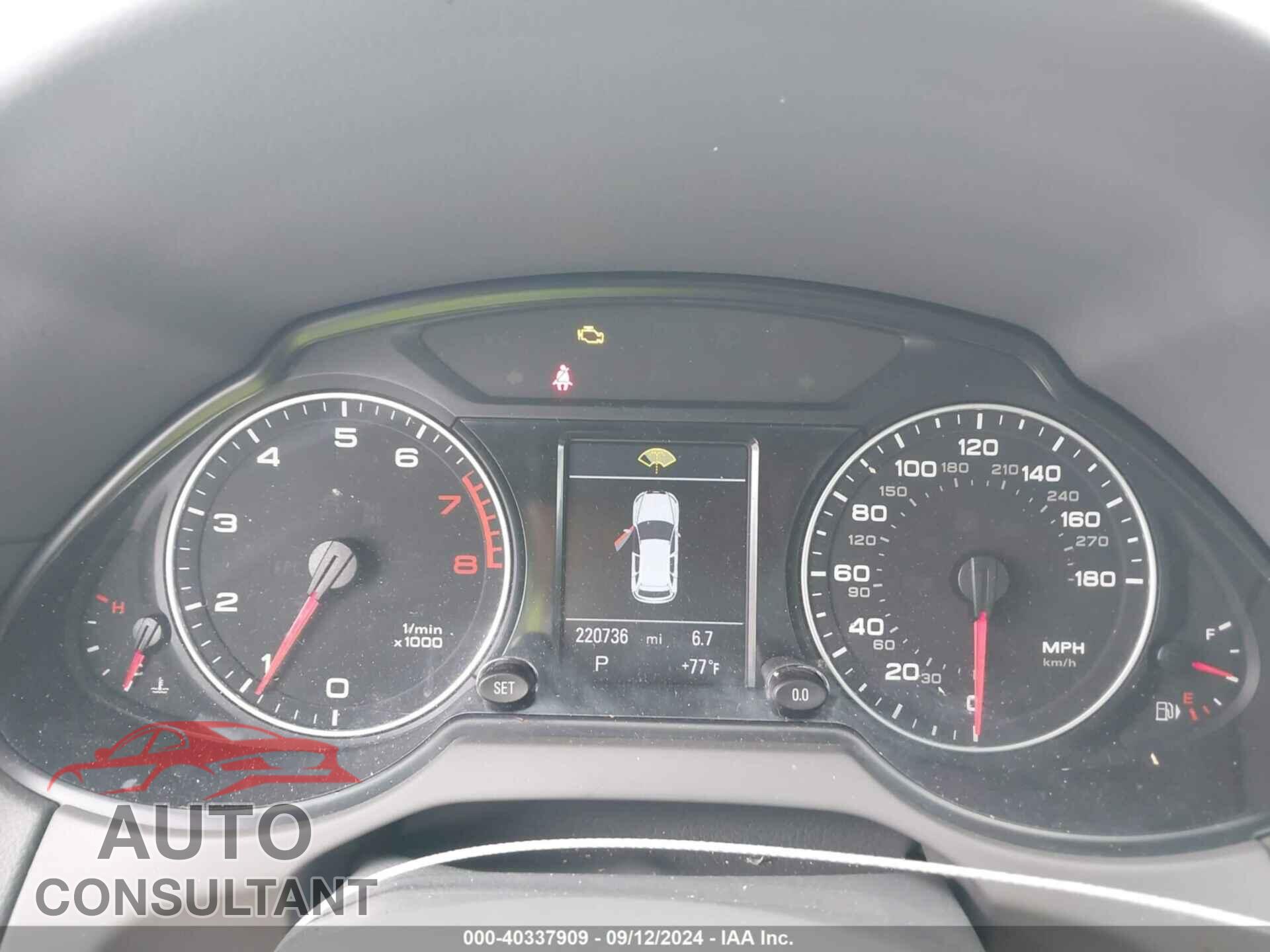 AUDI Q5 2012 - WA1DKAFPXCA081670
