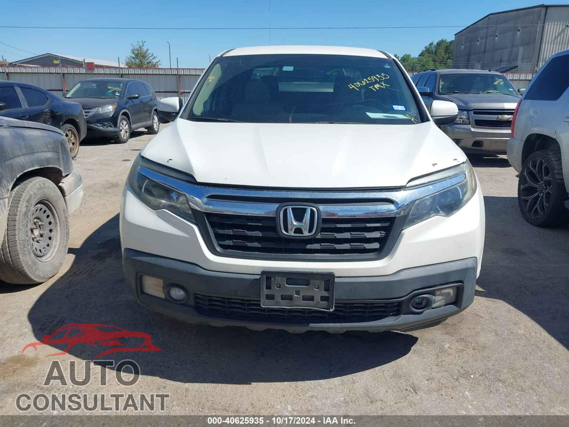 HONDA RIDGELINE 2017 - 5FPYK2F67HB011568