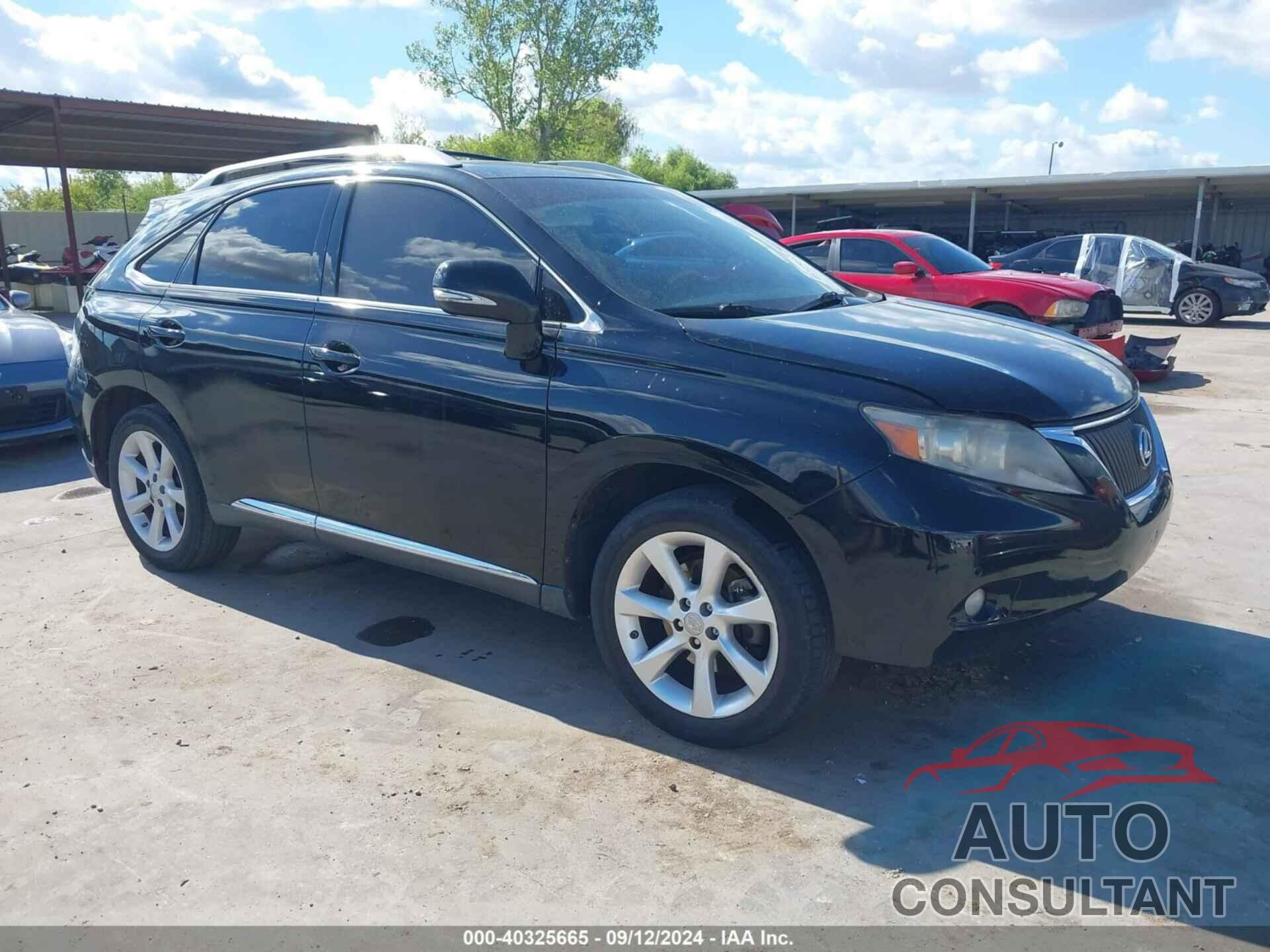LEXUS RX 350 2010 - 2T2ZK1BA7AC023095