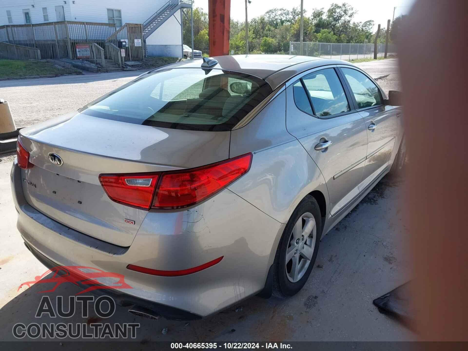 KIA OPTIMA 2014 - KNAGM4A75E5479559