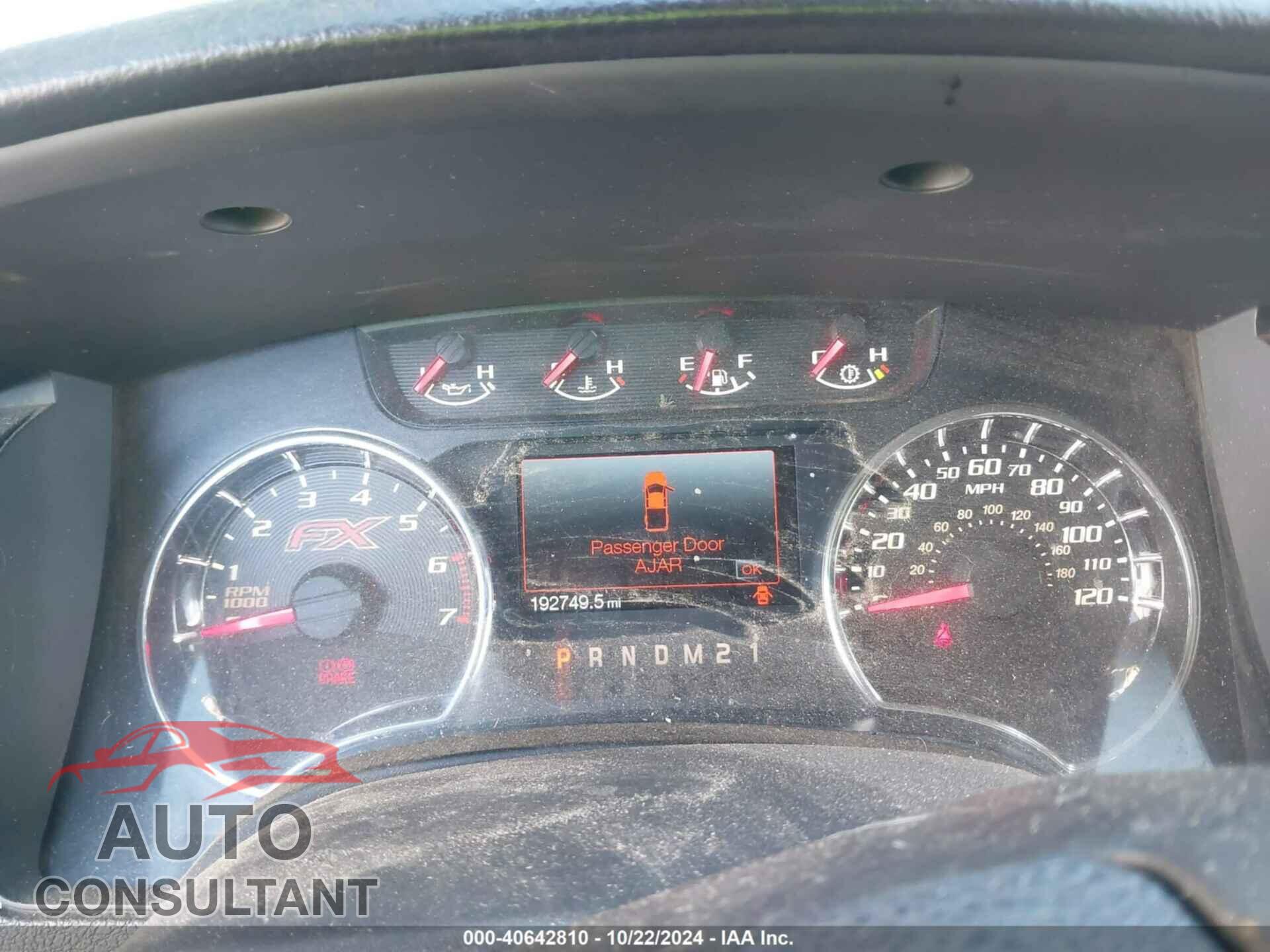 FORD F-150 2012 - 1FTFX1EF7CFA24192