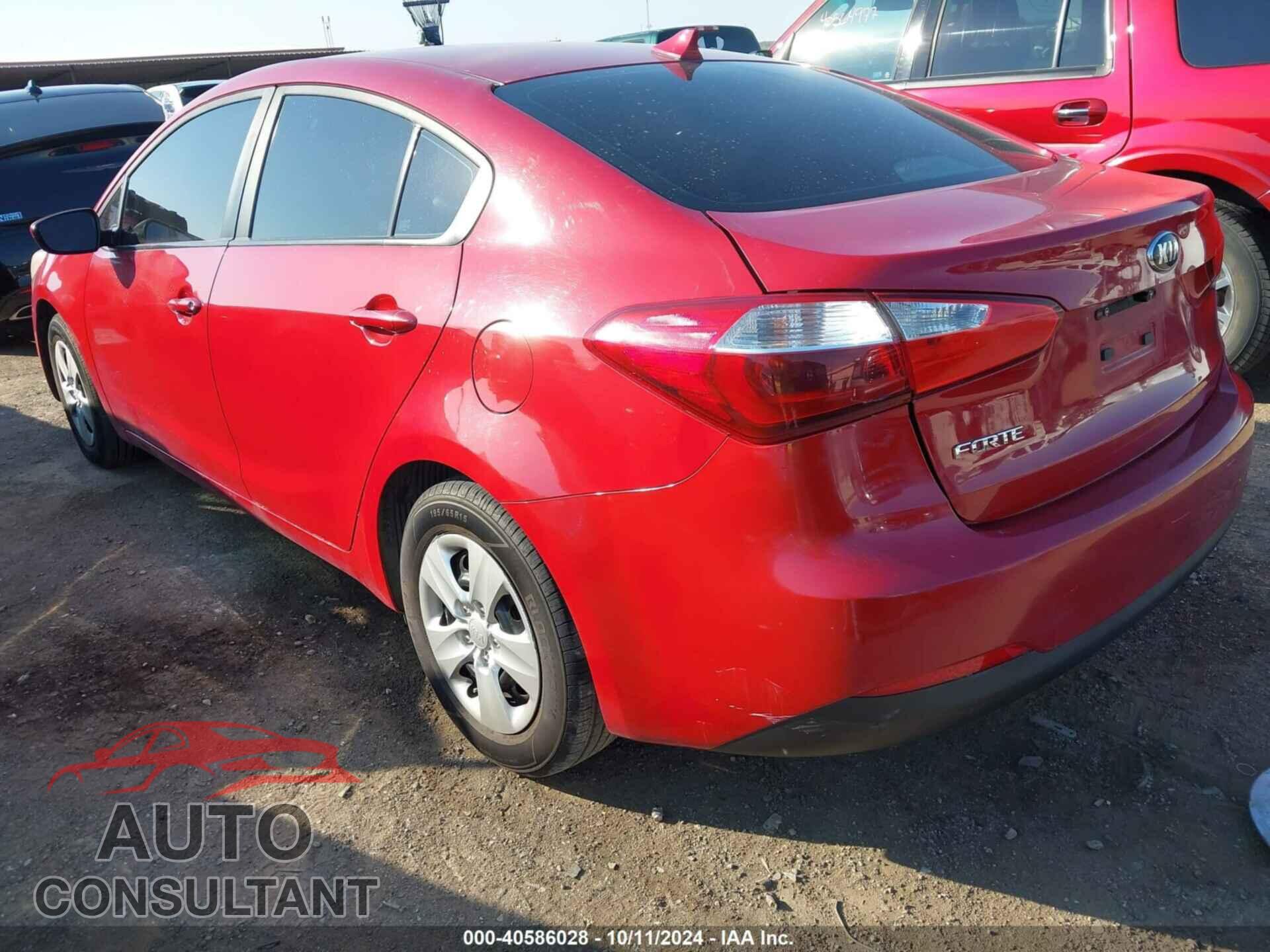 KIA FORTE 2016 - KNAFK4A62G5614041