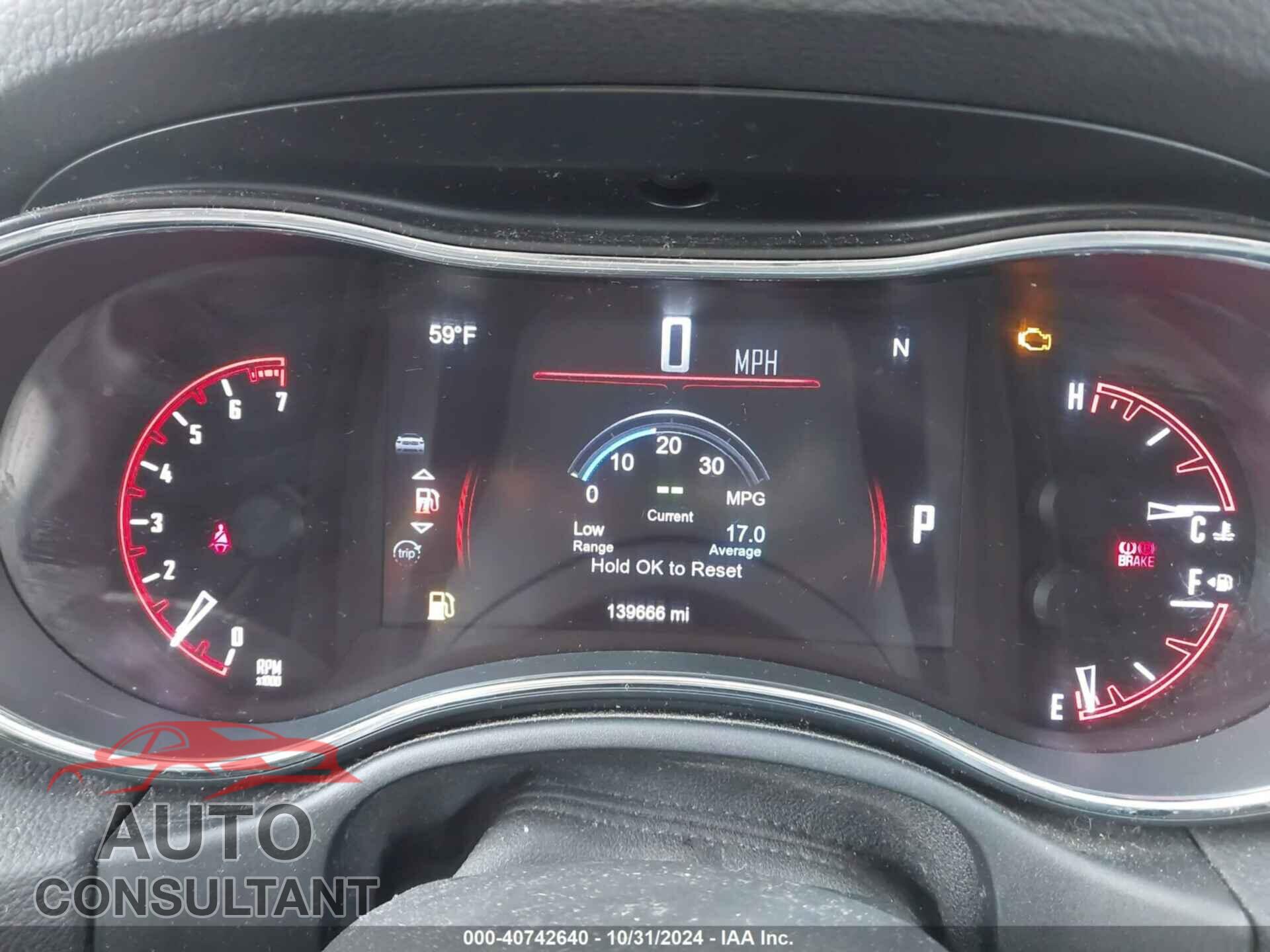 DODGE DURANGO 2014 - 1C4RDJDG2EC594556