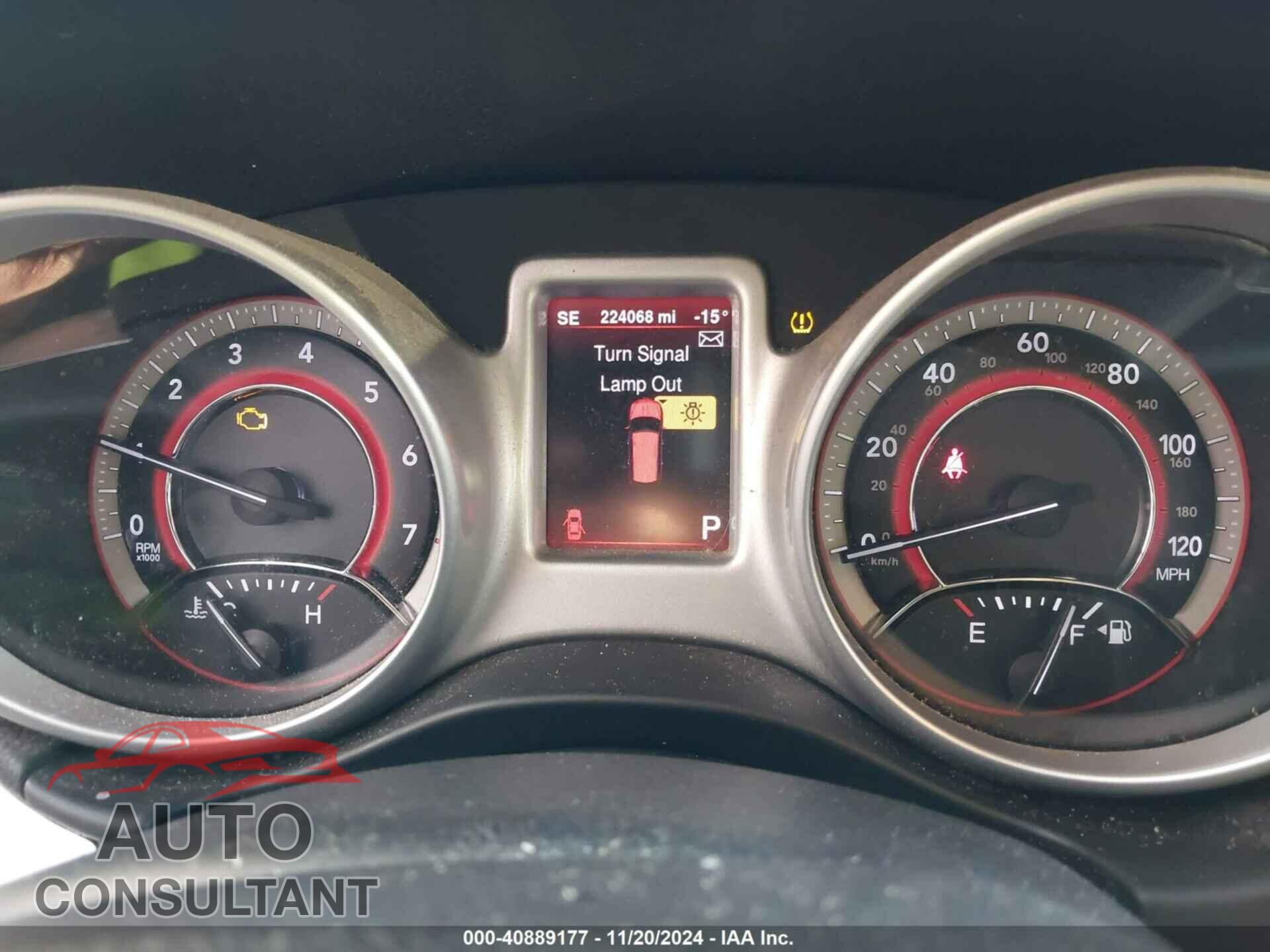 DODGE JOURNEY 2013 - 3C4PDCAB4DT536818
