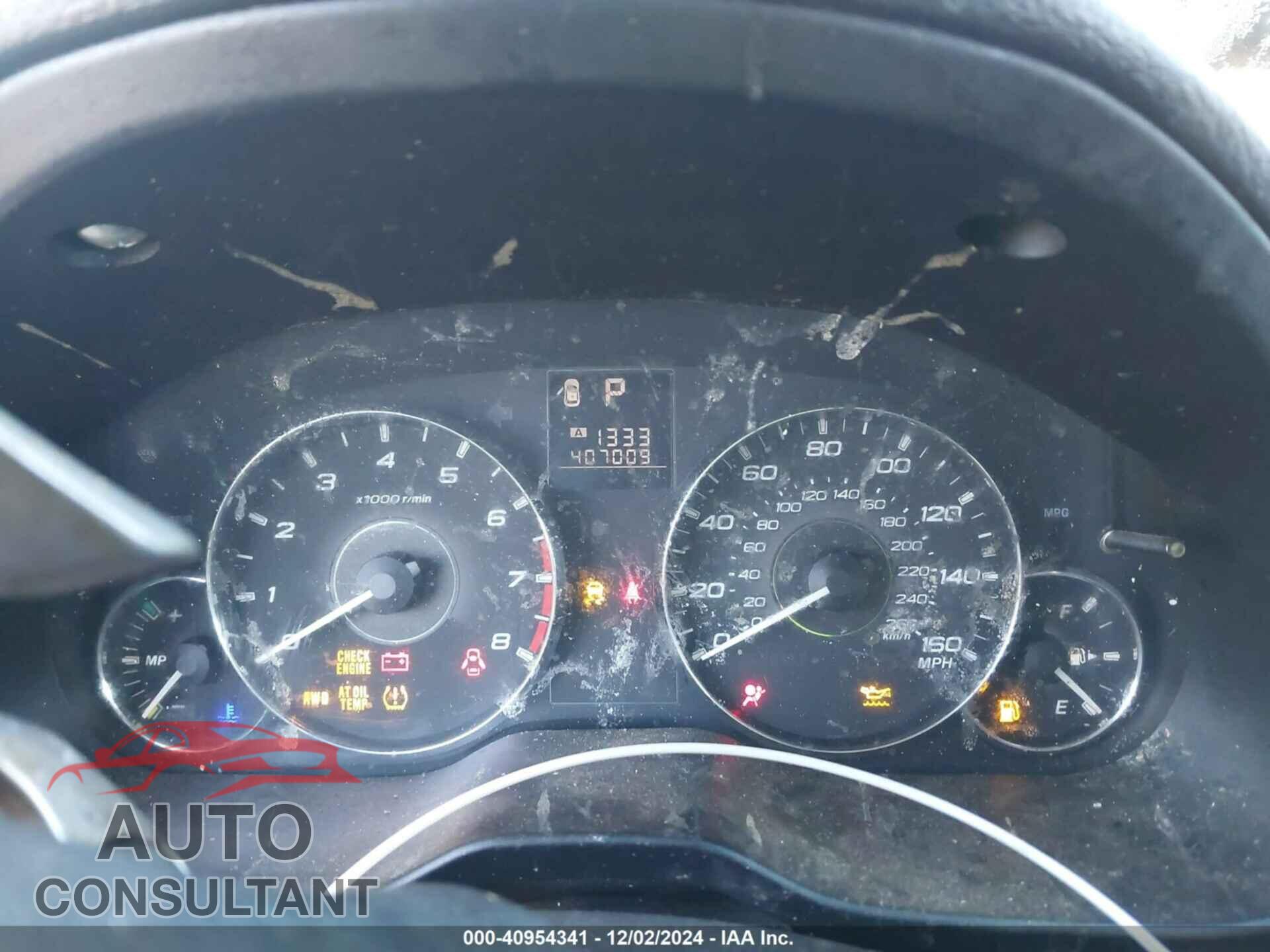SUBARU OUTBACK 2011 - 4S4BRDKC3B2440911