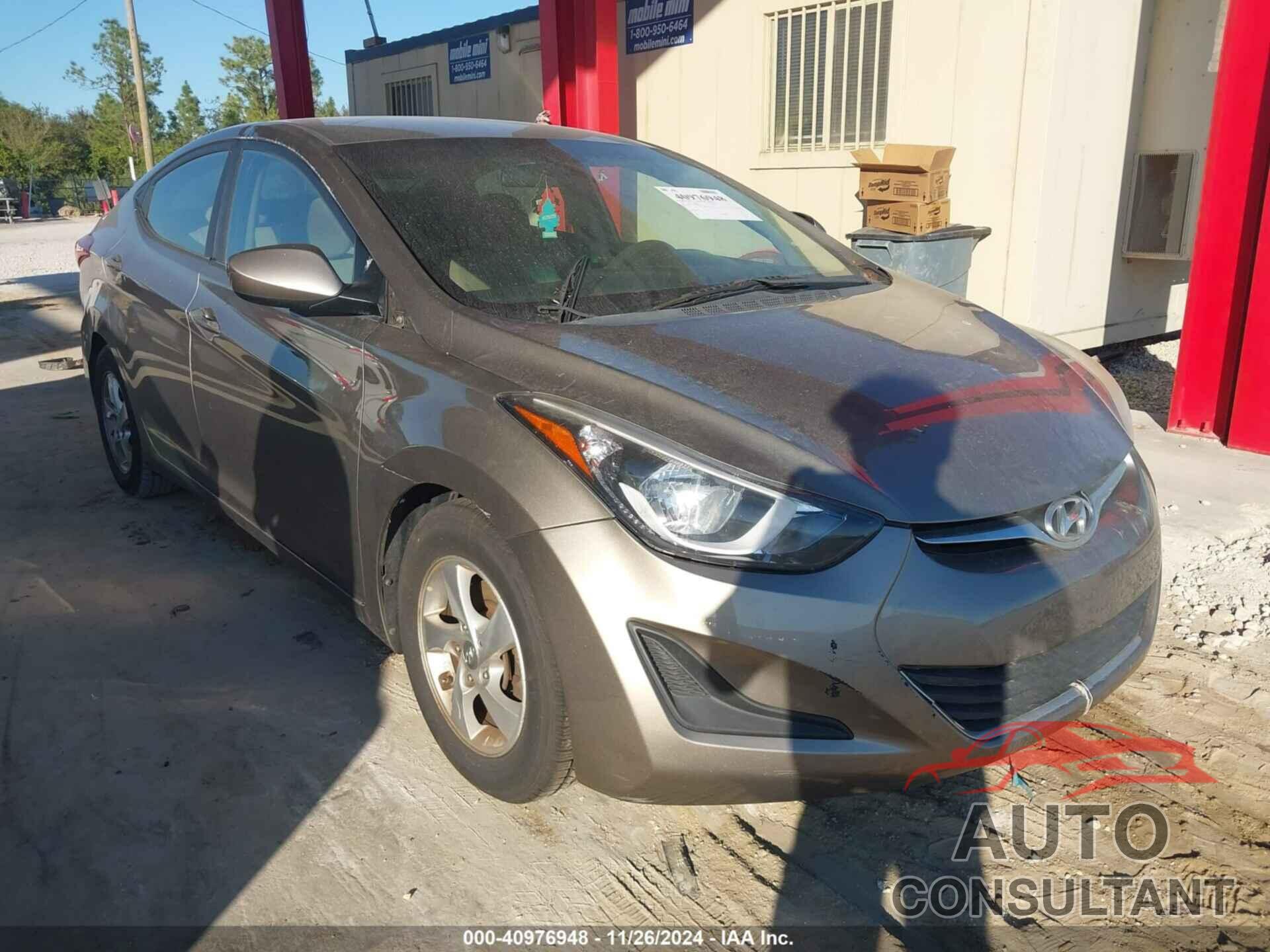 HYUNDAI ELANTRA 2014 - 5NPDH4AE4EH478718