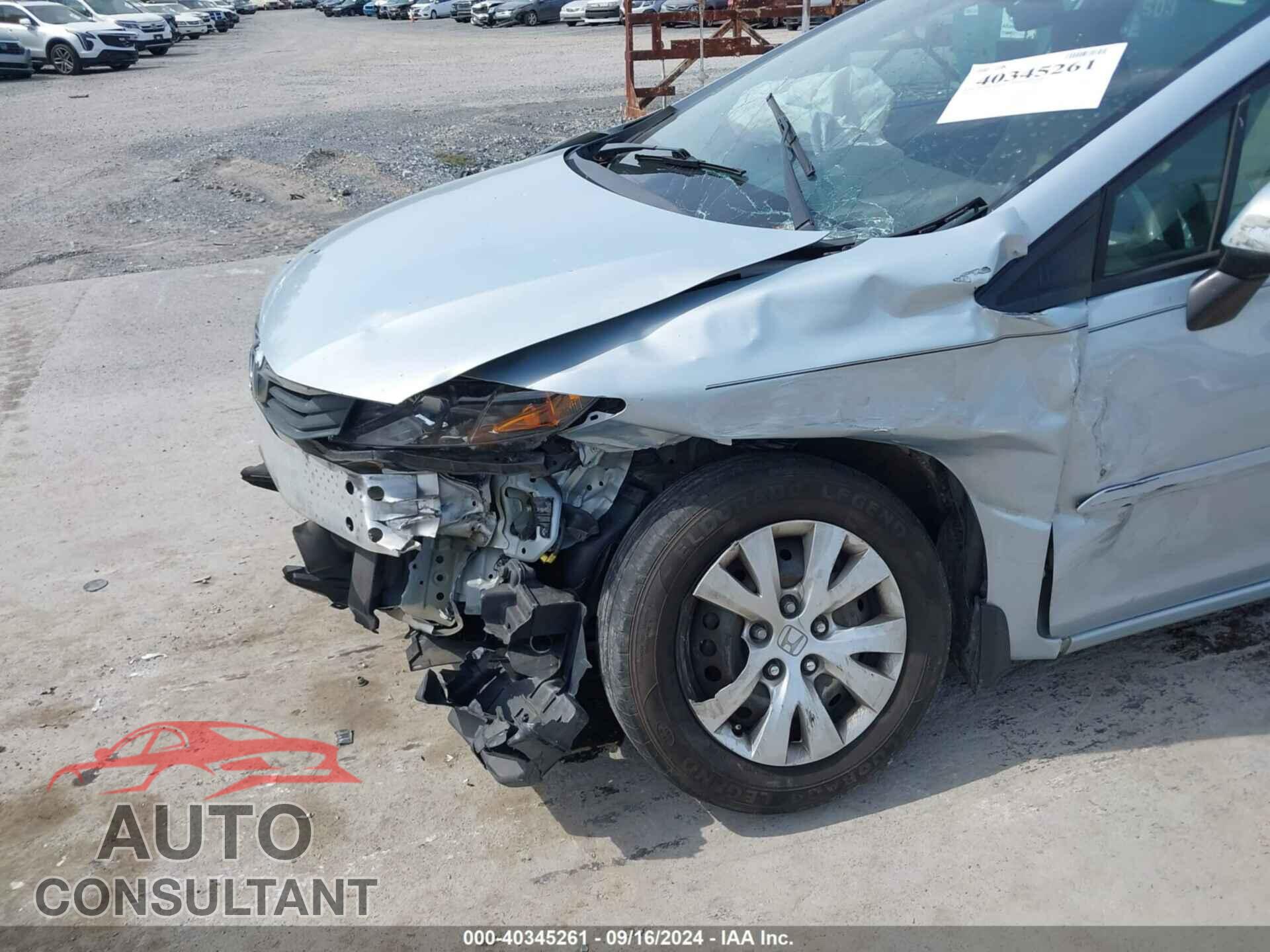HONDA CIVIC 2012 - 2HGFB2F54CH509920