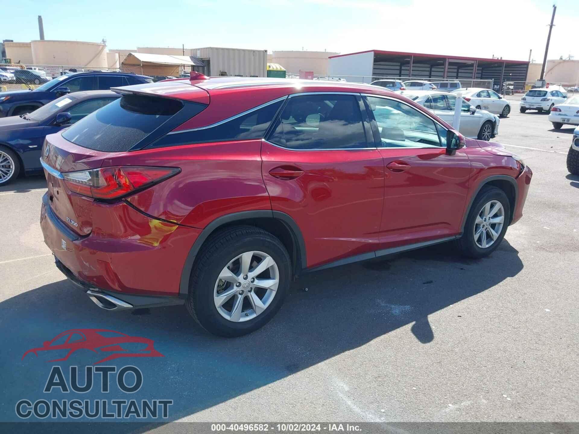 LEXUS RX 350 2017 - 2T2ZZMCA8HC090486