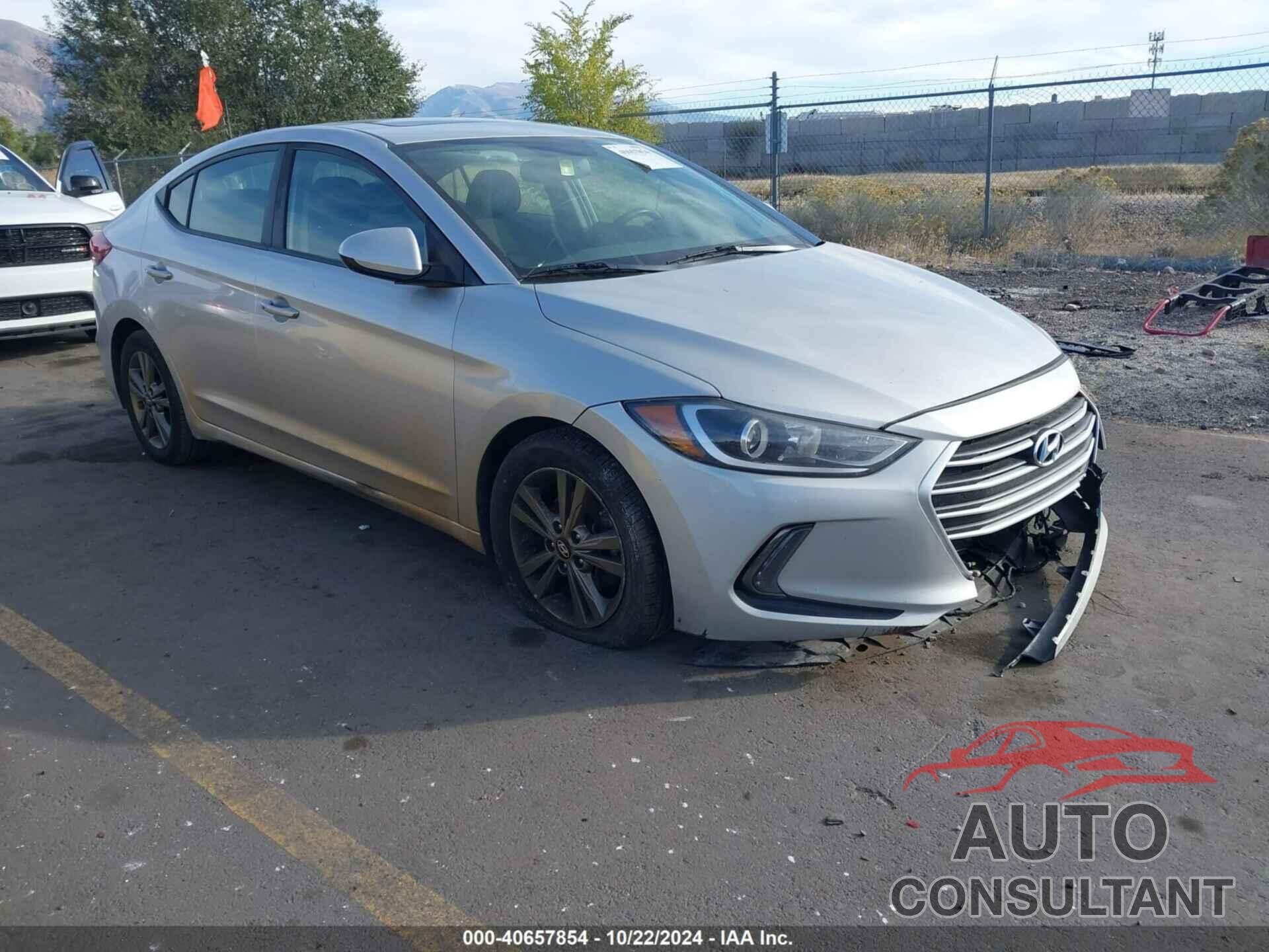 HYUNDAI ELANTRA 2018 - 5NPD84LF9JH318236