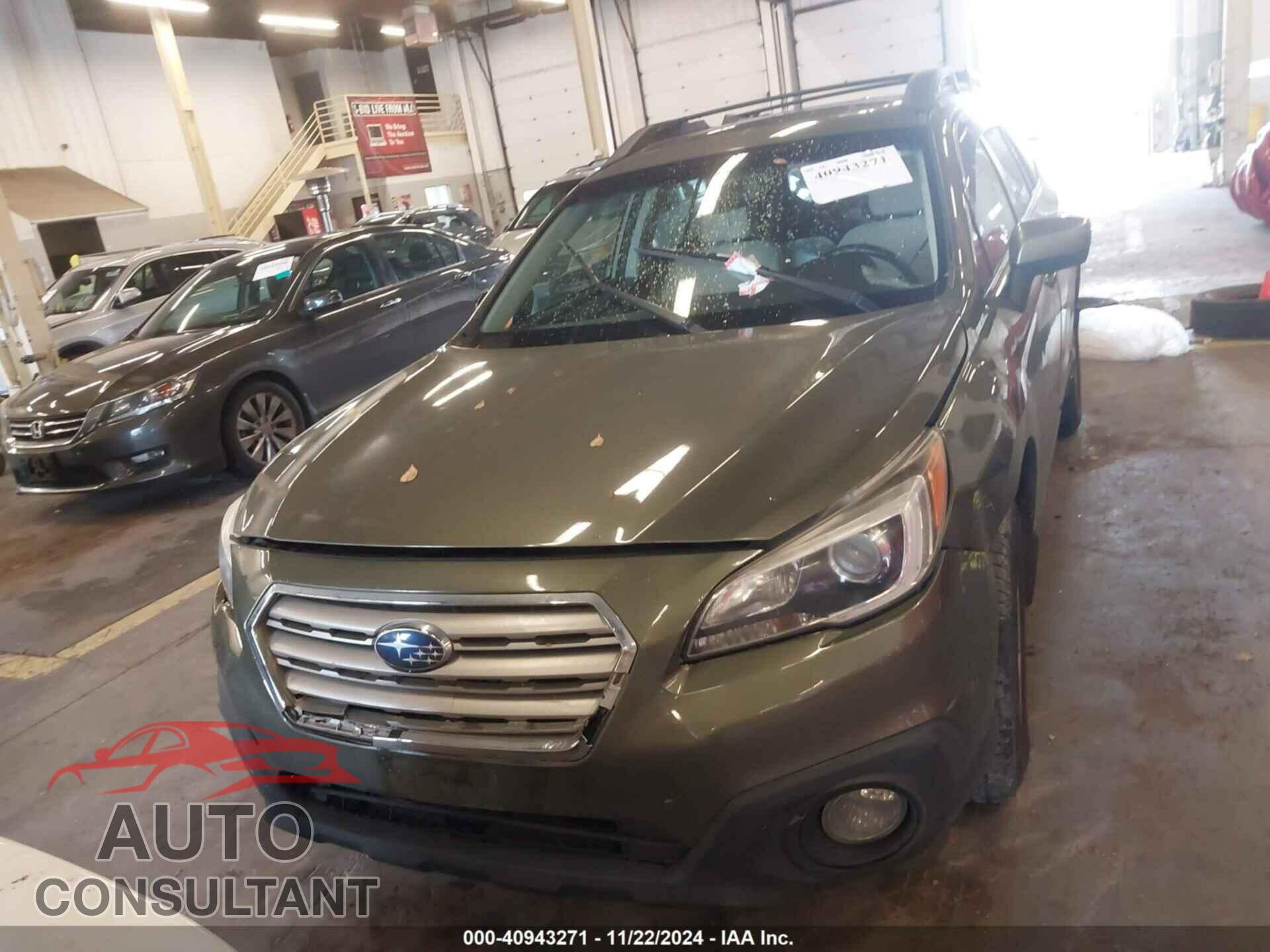 SUBARU OUTBACK 2016 - 4S4BSADC4G3345016