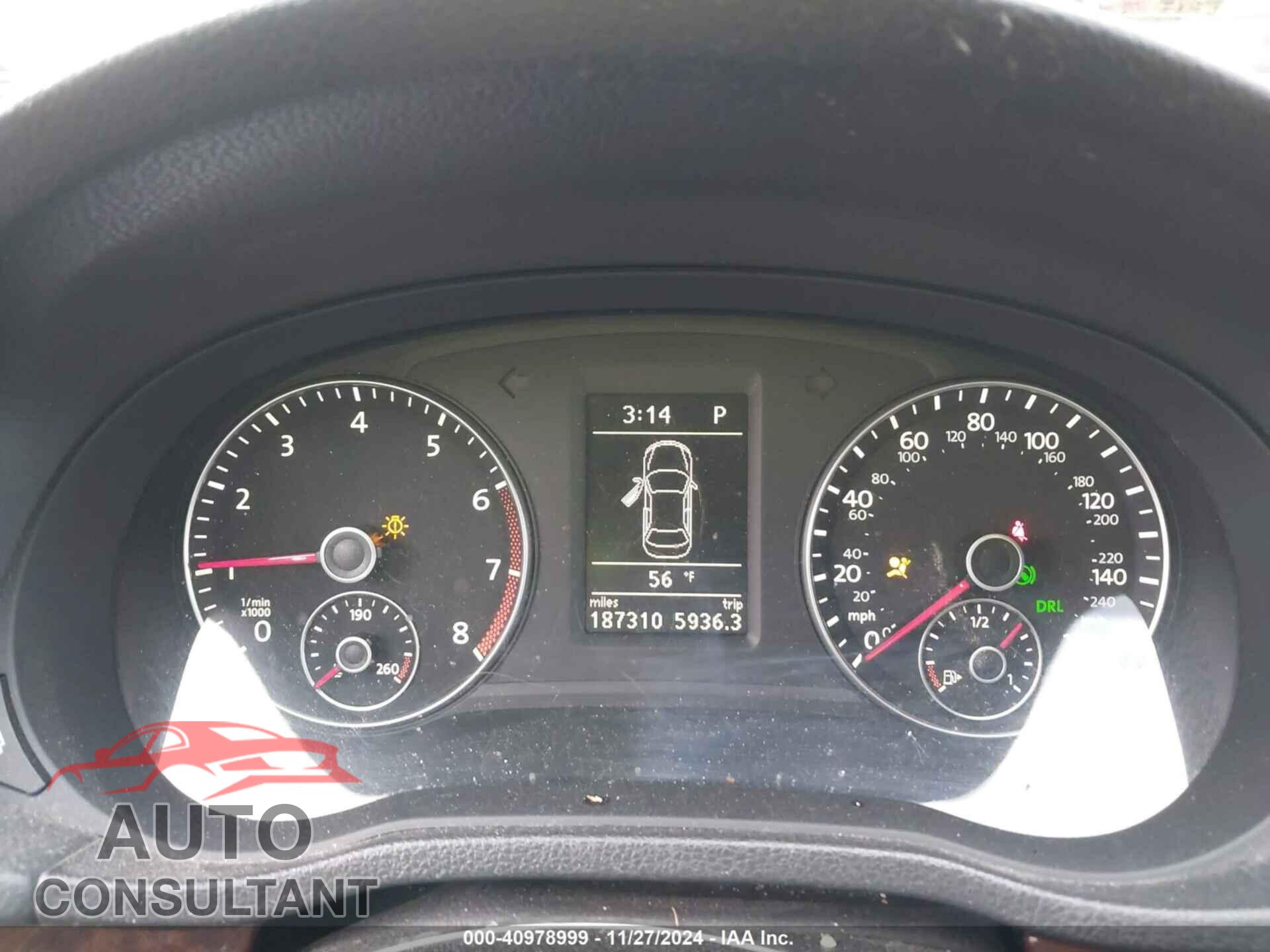 VOLKSWAGEN PASSAT 2012 - 1VWCH7A34CC037737