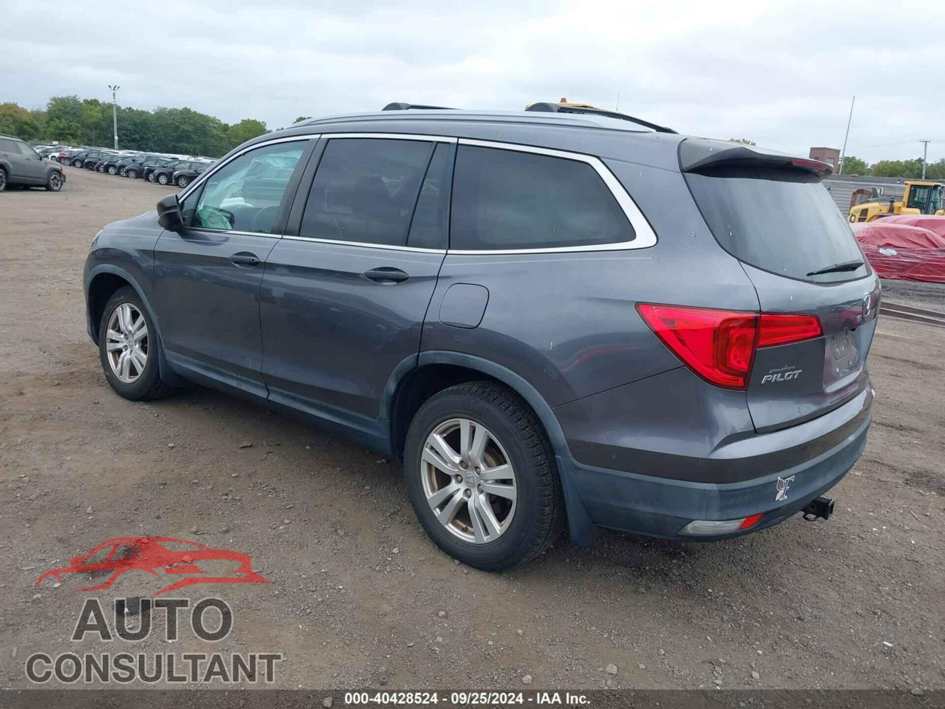 HONDA PILOT 2016 - 5FNYF6H10GB049146