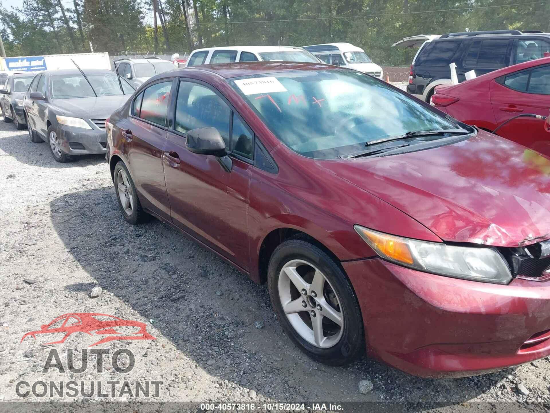 HONDA CIVIC 2012 - 2HGFB2F5XCH544915