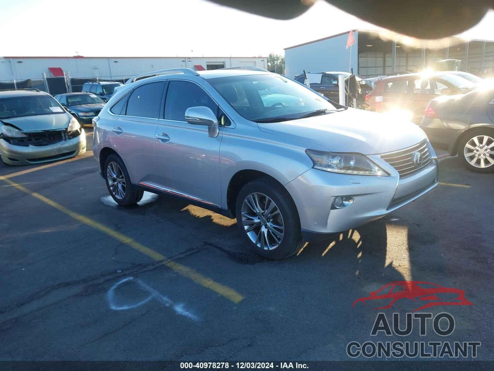 LEXUS RX 350 2013 - JTJZK1BAXD2415489