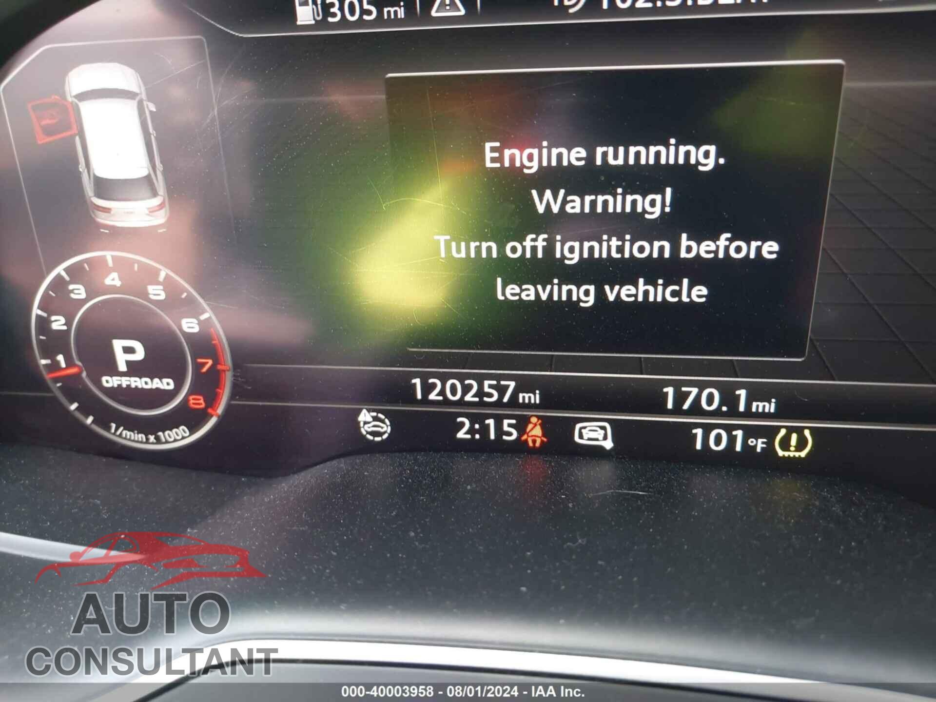 AUDI Q7 2017 - WA1LAAF74HD019539