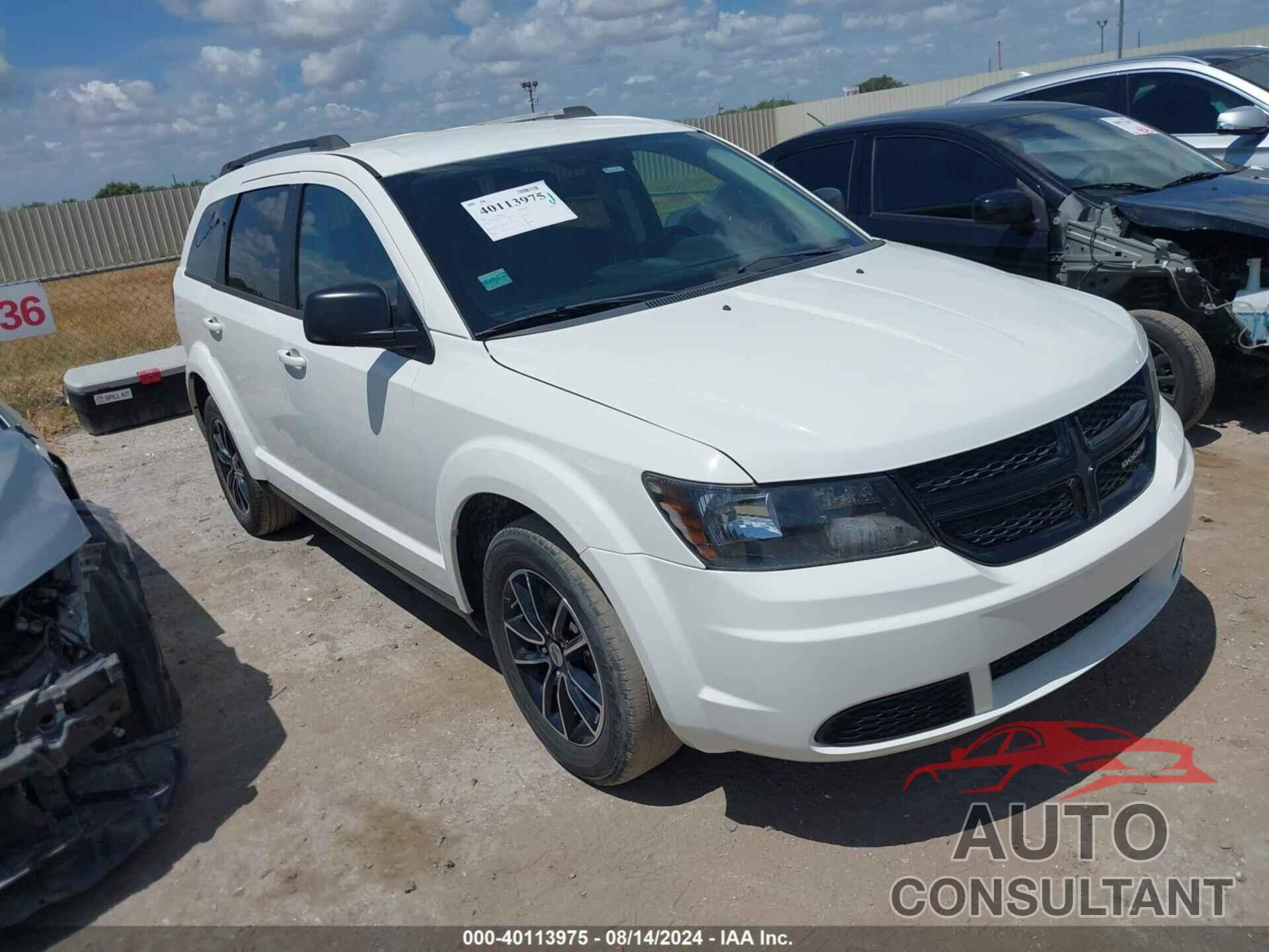 DODGE JOURNEY 2018 - 3C4PDCAB3JT352949