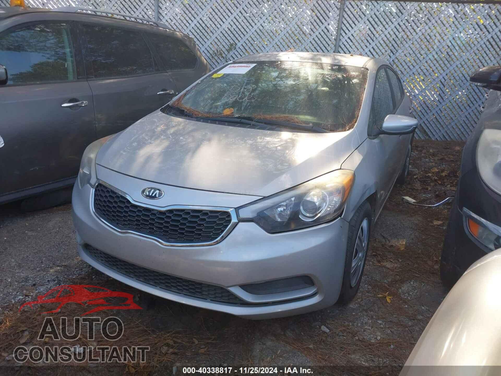 KIA FORTE 2015 - KNAFK4A64F5379057