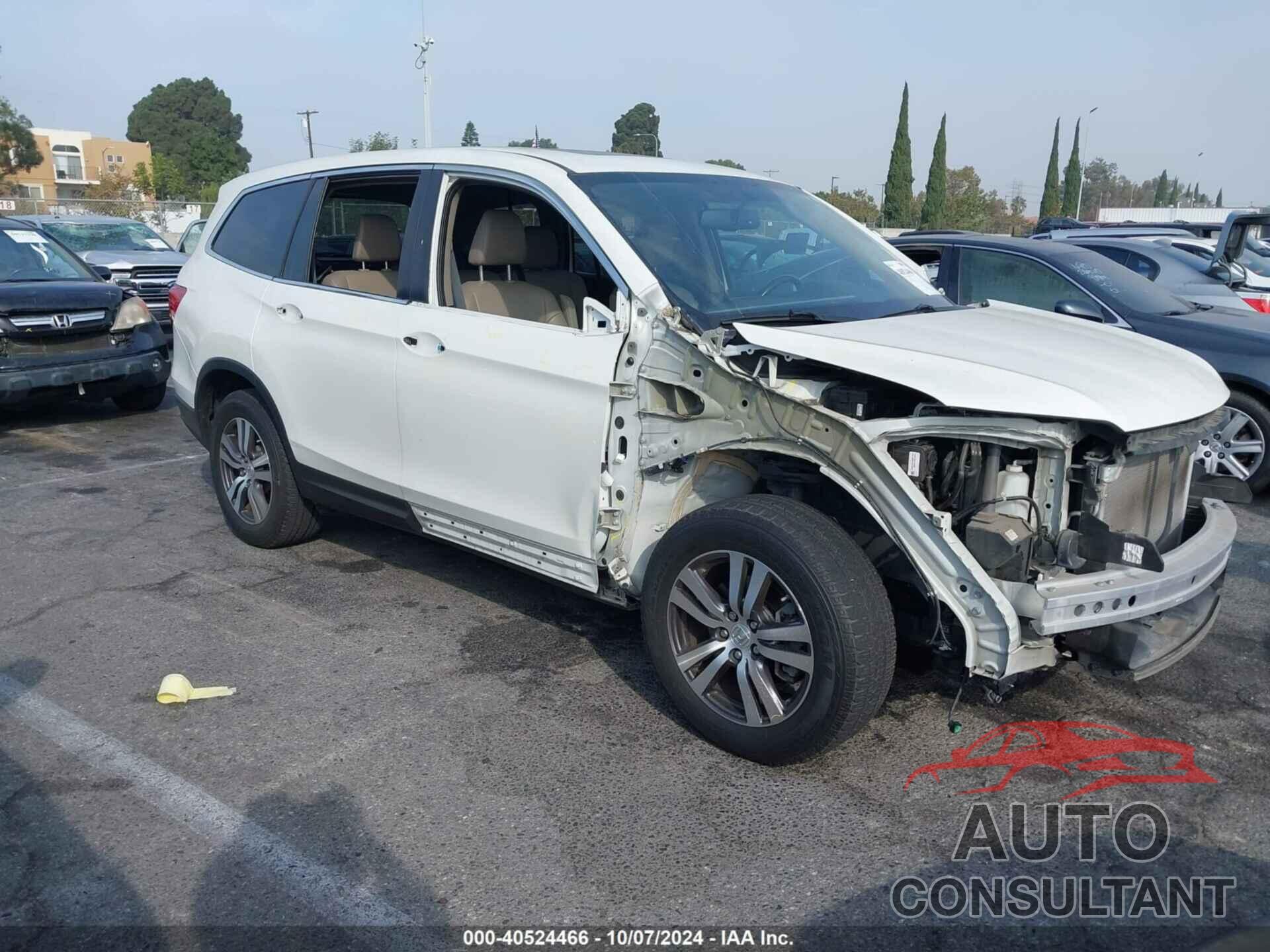 HONDA PILOT 2018 - 5FNYF5H58JB029697