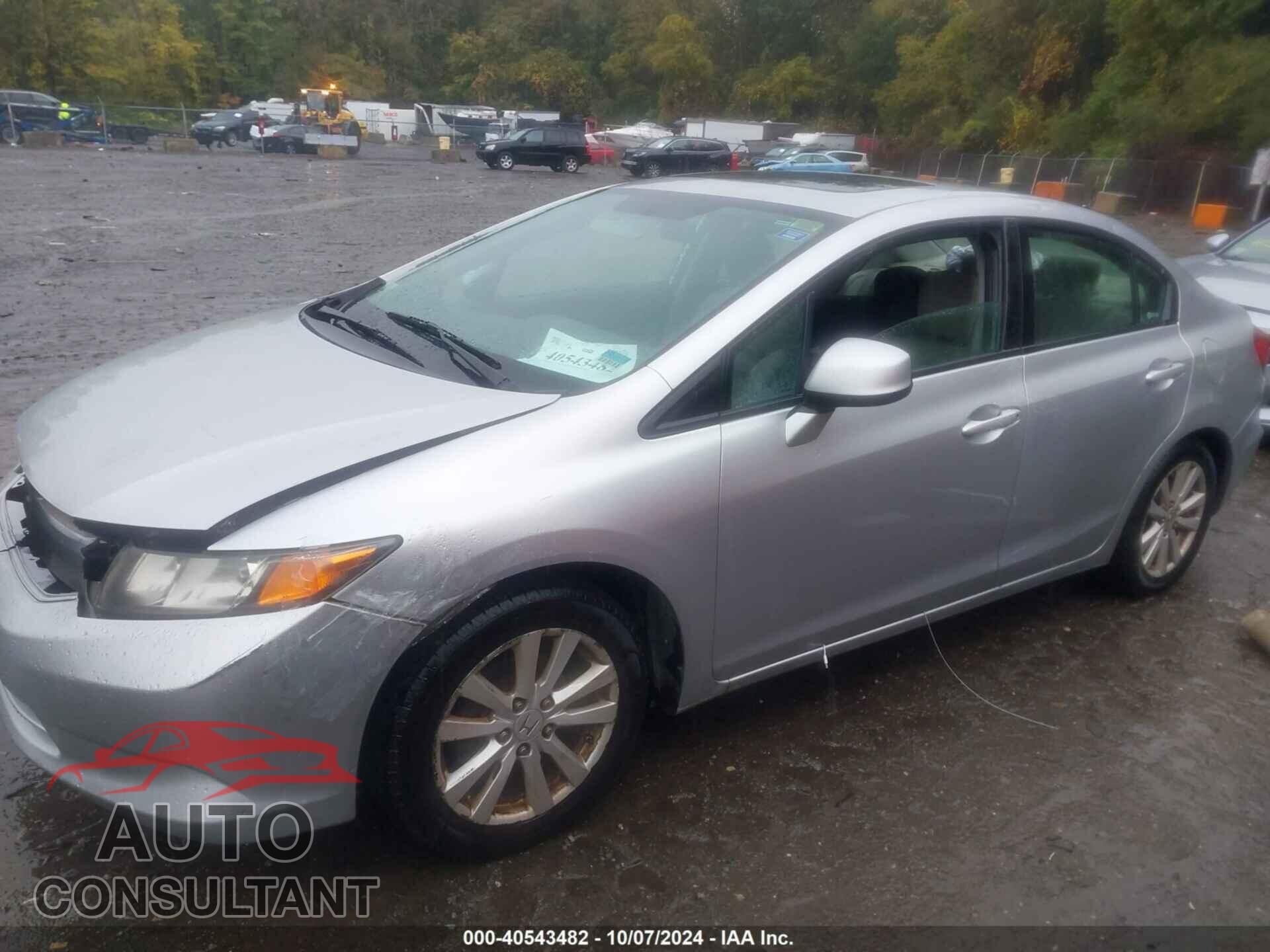 HONDA CIVIC 2012 - 2HGFB2F90CH327196