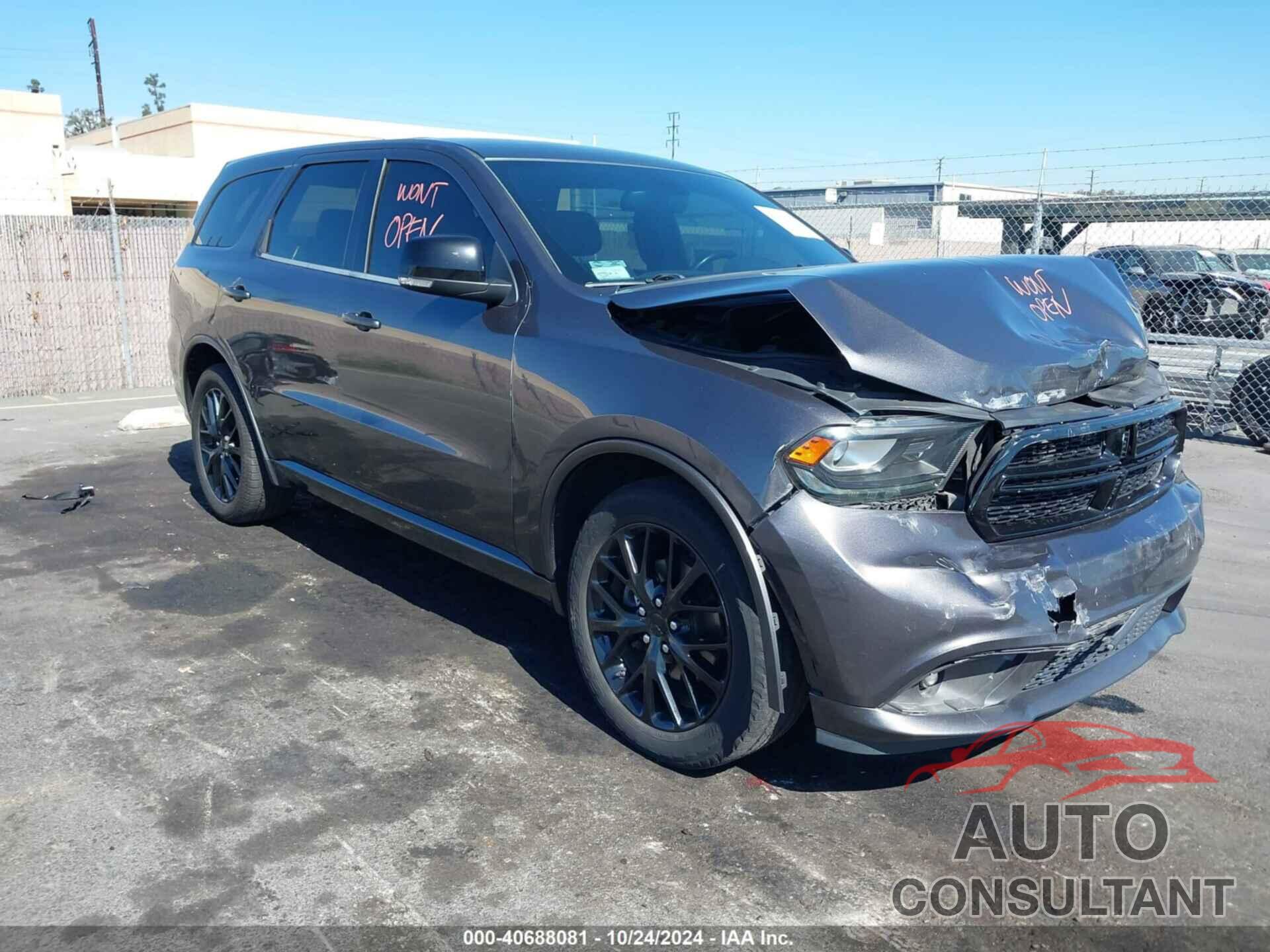 DODGE DURANGO 2016 - 1C4RDHDG2GC391307