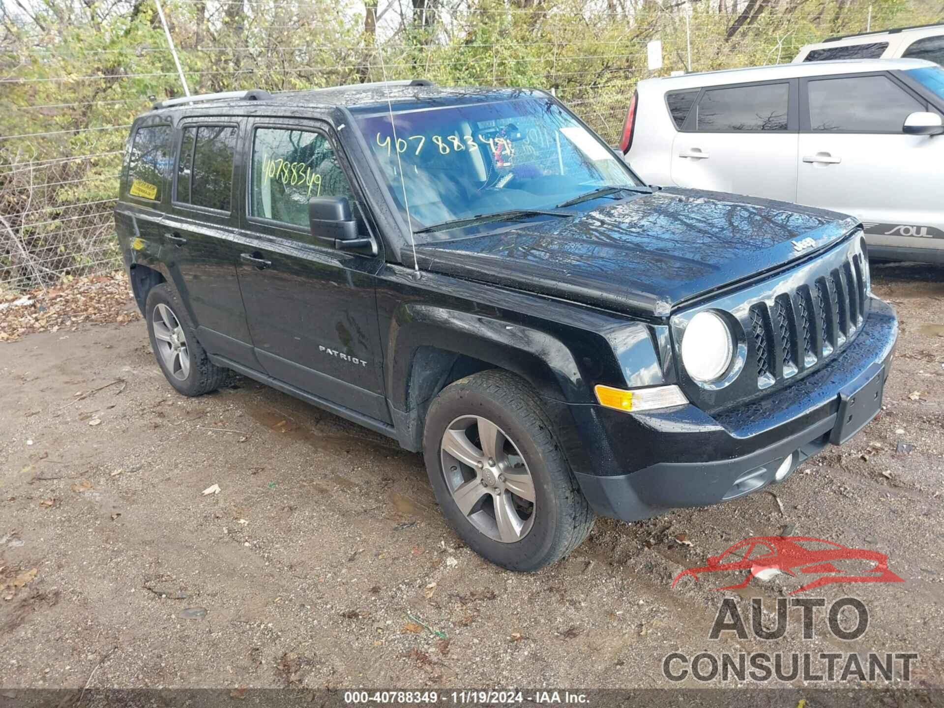 JEEP PATRIOT 2017 - 1C4NJRFB6HD135830