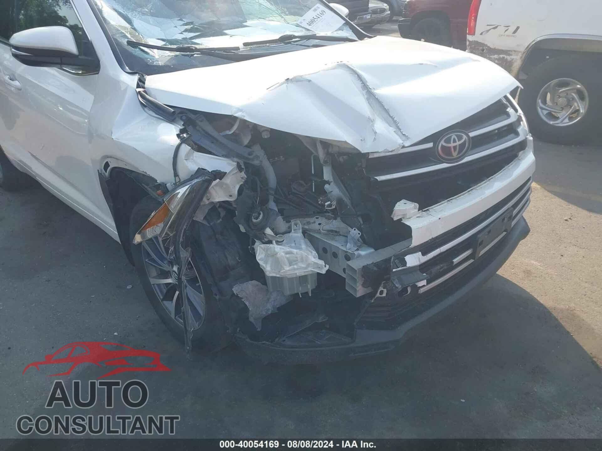 TOYOTA HIGHLANDER 2017 - 5TDJZRFH2HS427507