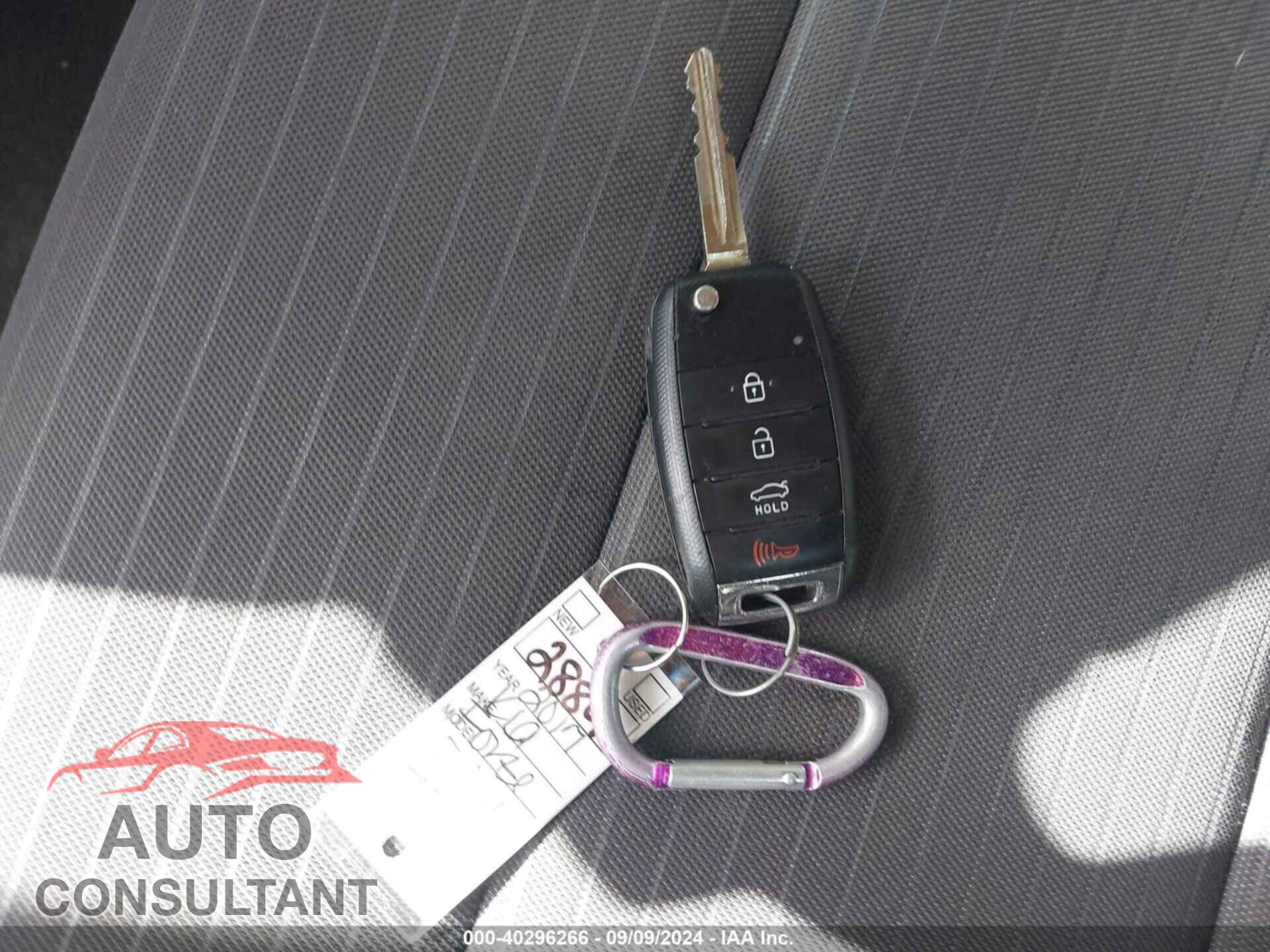 KIA FORTE 2017 - 3KPFL4A70HE082741