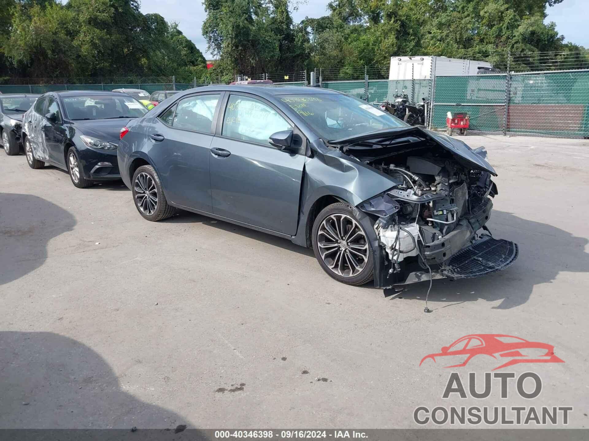 TOYOTA COROLLA 2016 - 2T1BURHE3GC626398