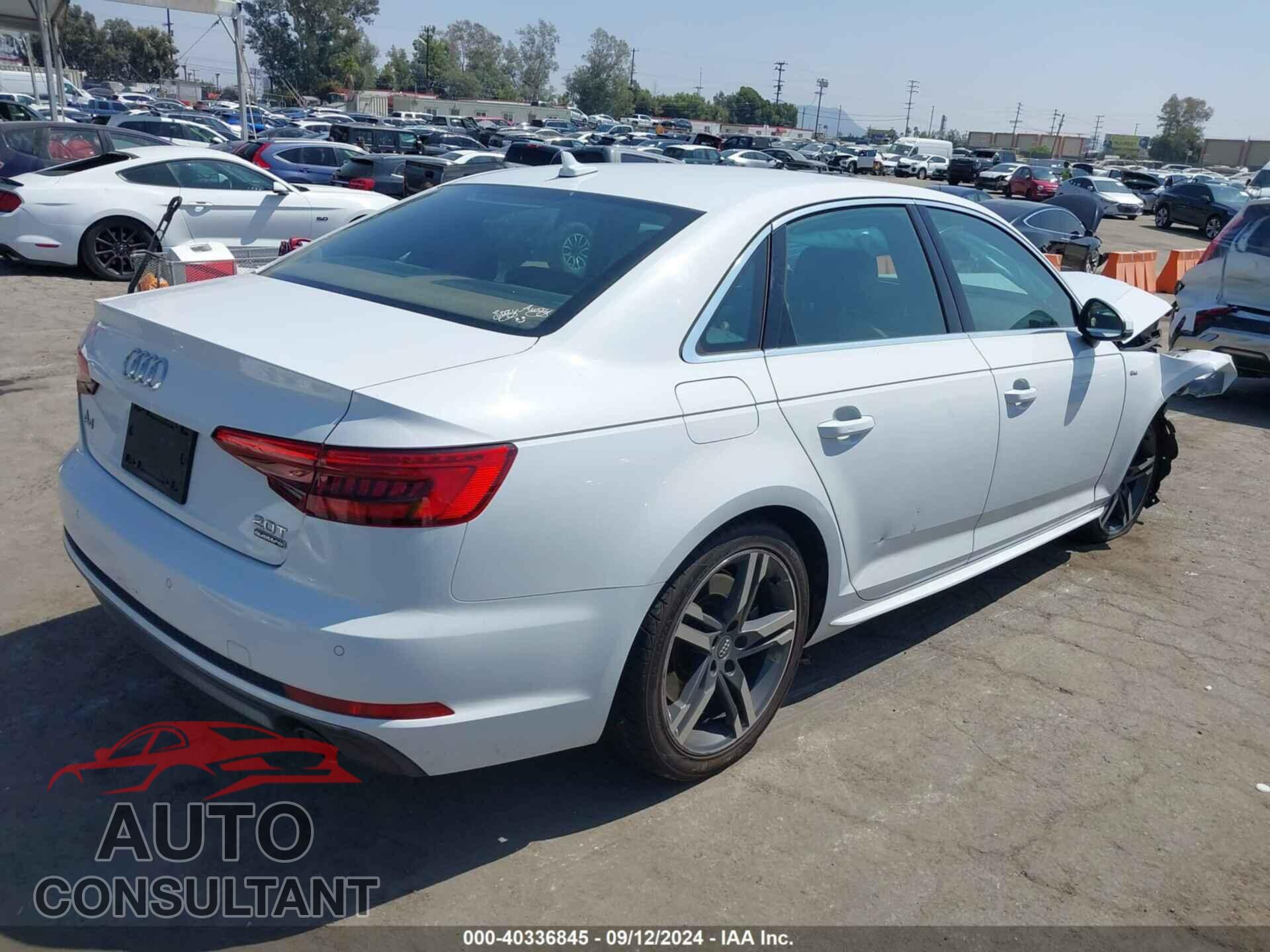 AUDI A4 2017 - WAUFNAF40HN023575