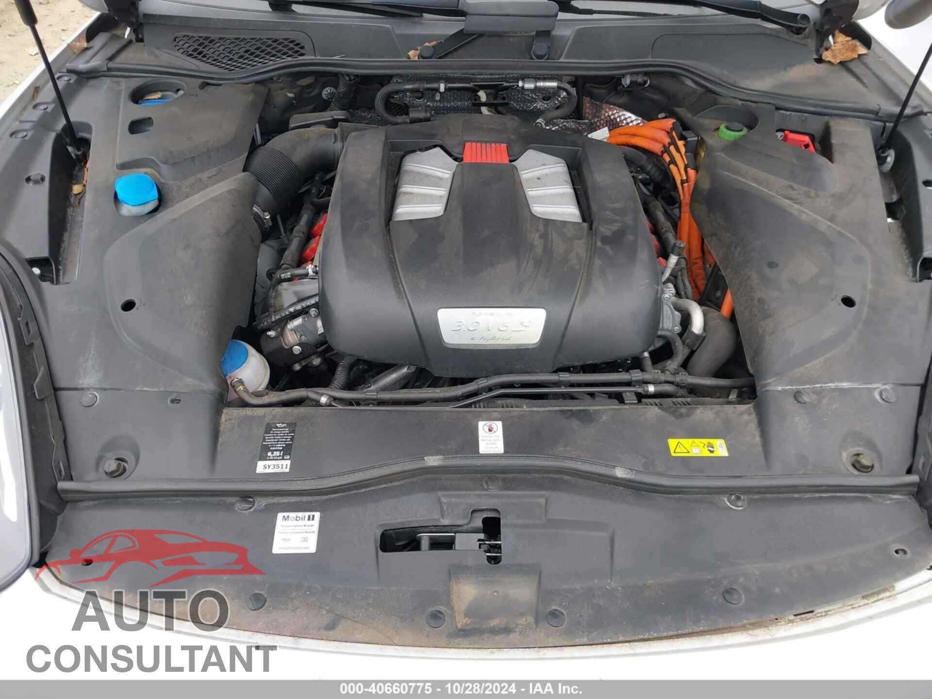 PORSCHE CAYENNE E-HYBRID 2017 - WP1AE2A21HLA72125