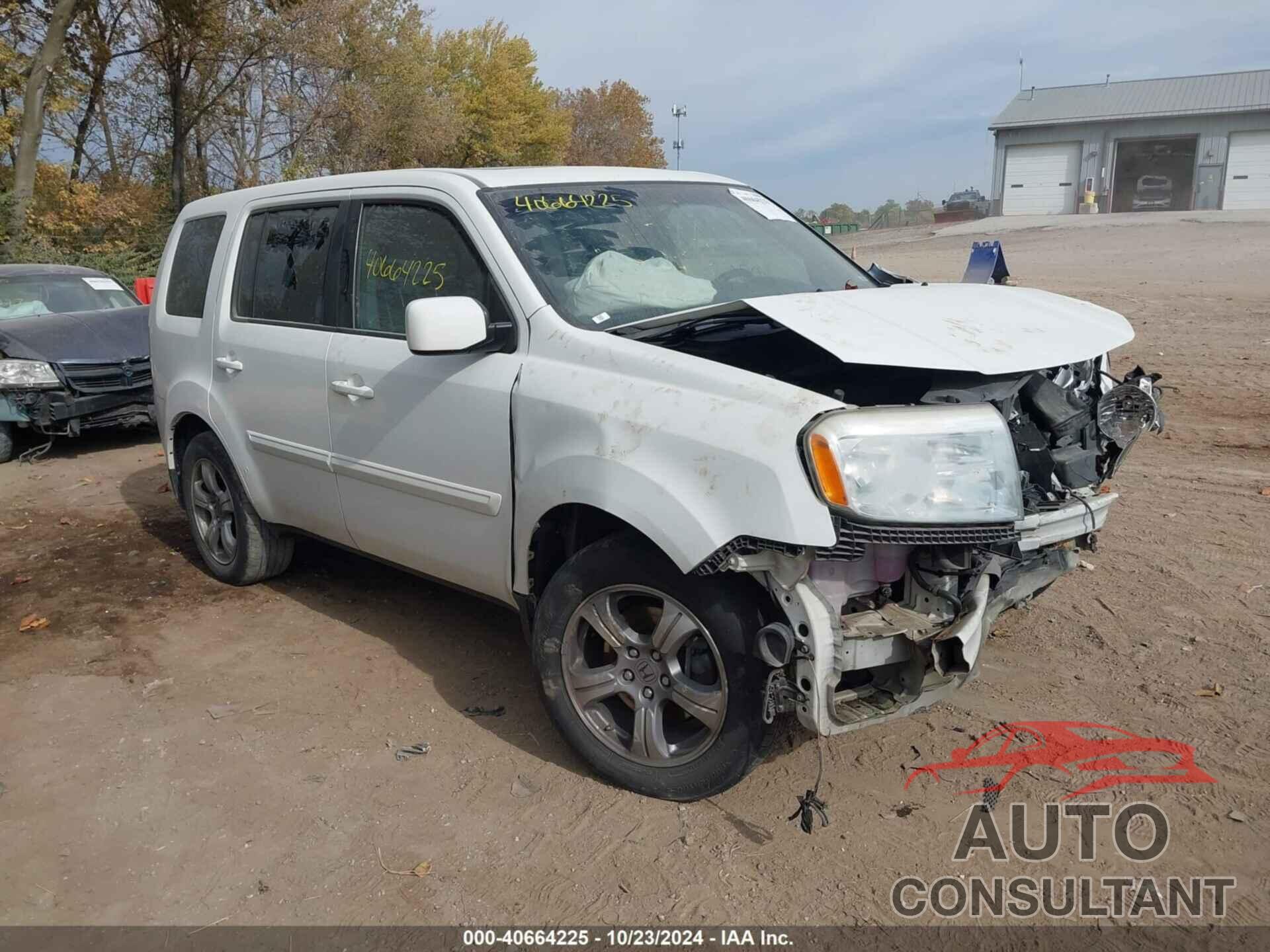 HONDA PILOT 2012 - 5FNYF4H51CB083923