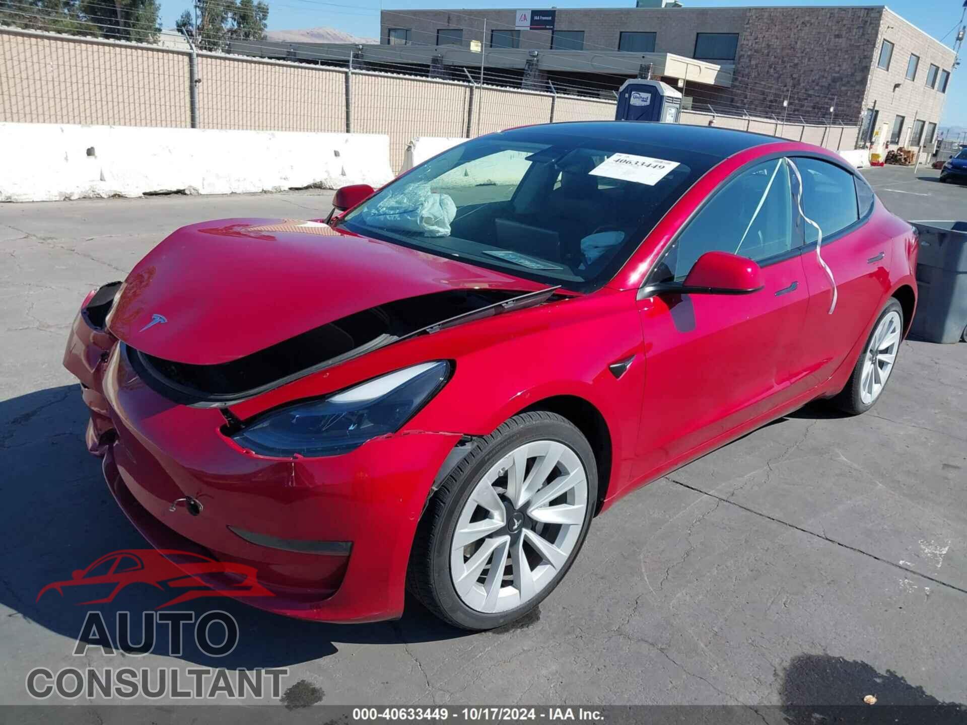 TESLA MODEL 3 2021 - 5YJ3E1EA9MF874604