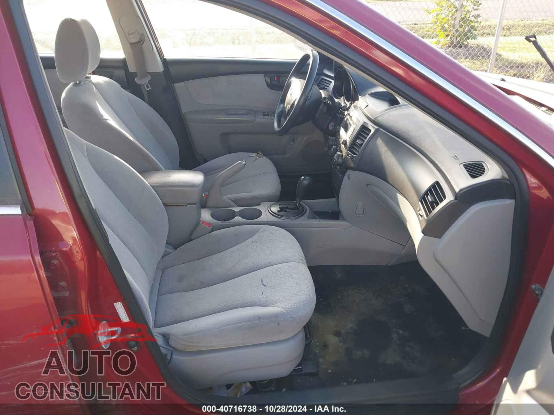 KIA OPTIMA 2009 - KNAGE228995289603