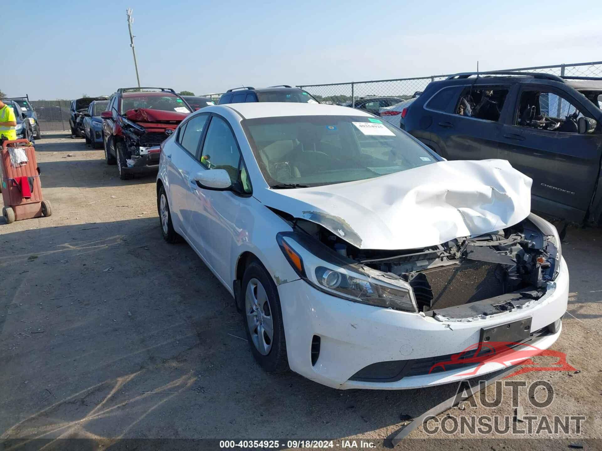 KIA FORTE 2017 - 3KPFL4A70HE014066