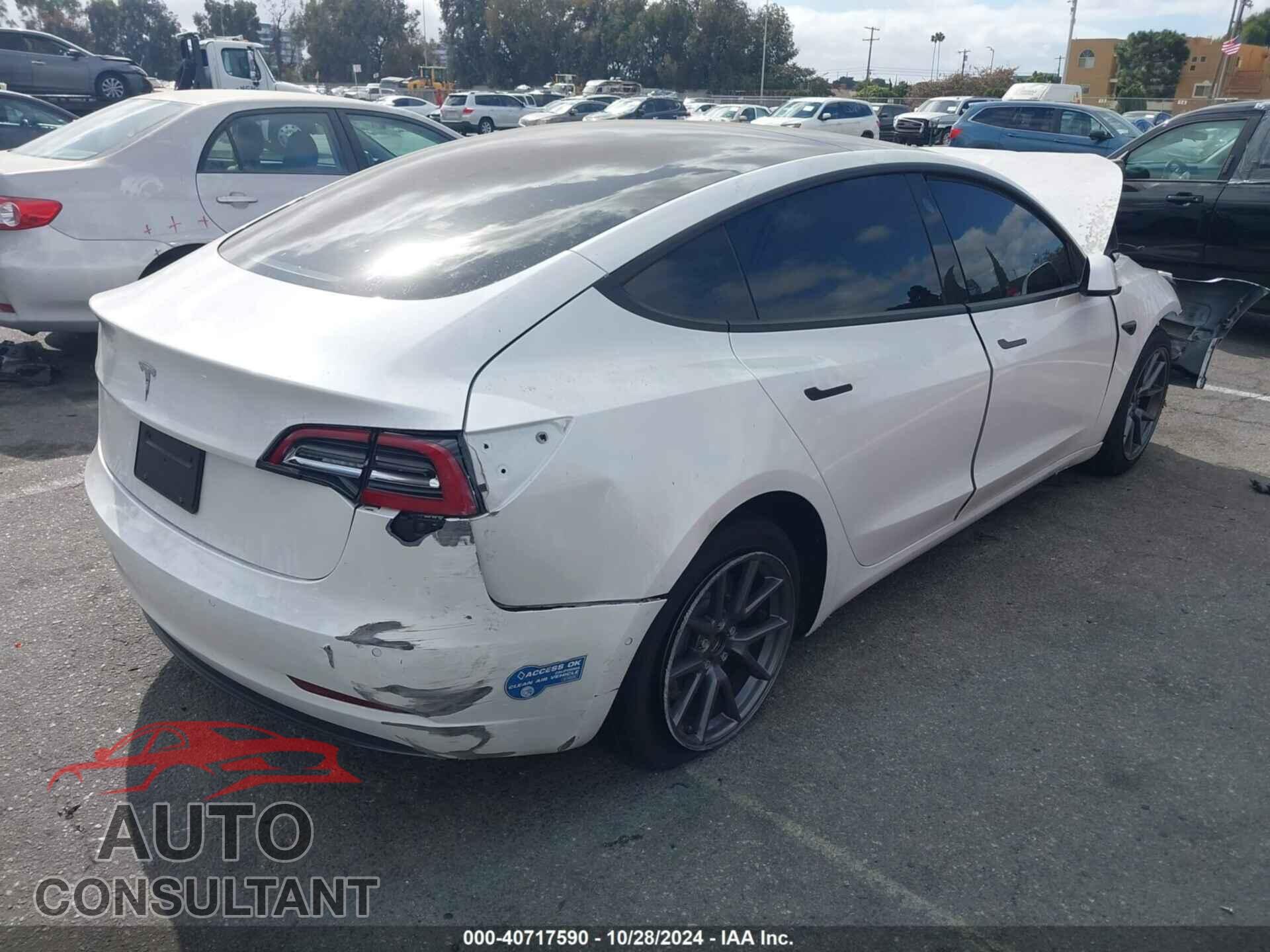 TESLA MODEL 3 2021 - 5YJ3E1EA0MF940540