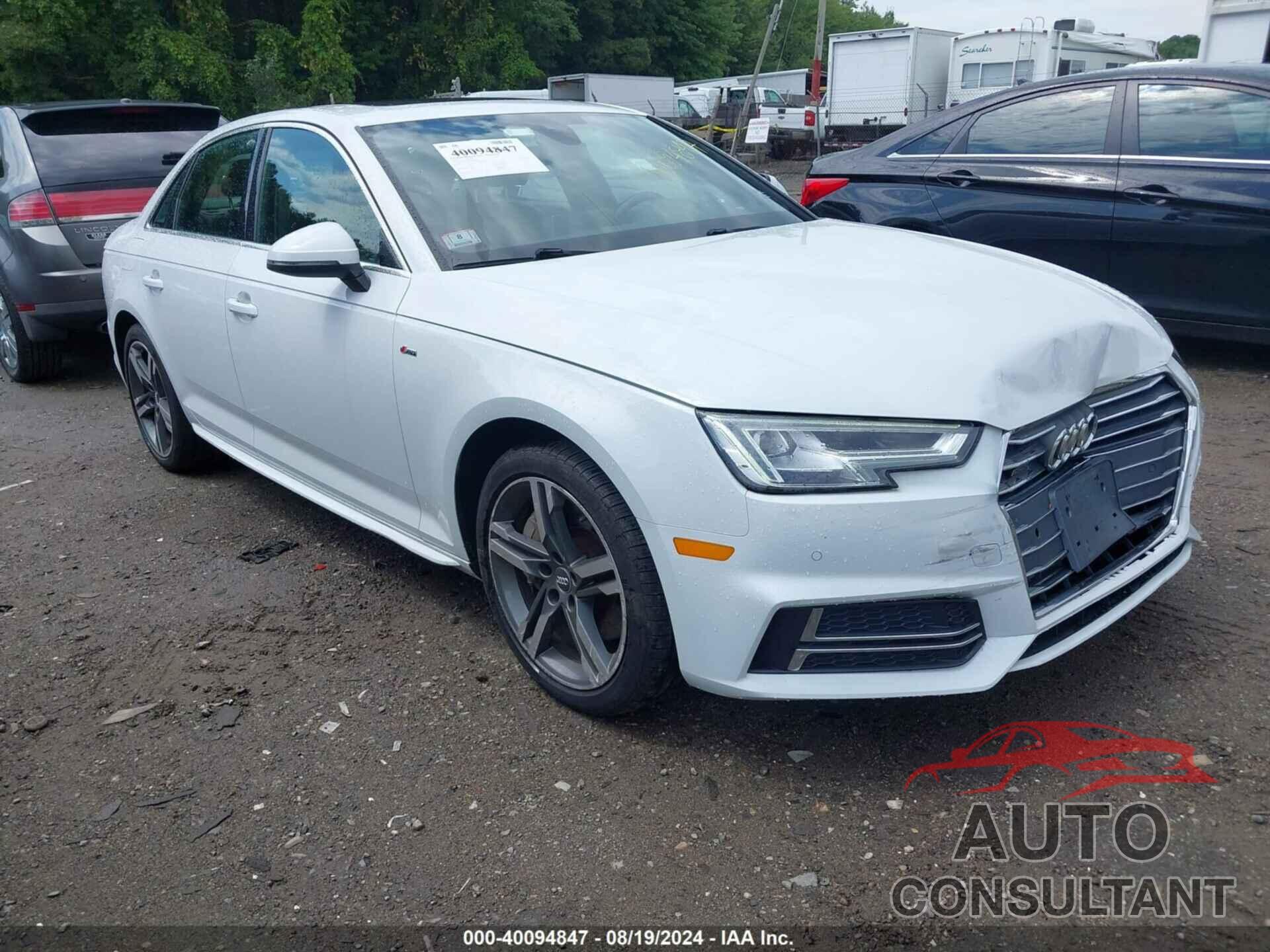 AUDI A4 2017 - WAUENAF49HN048423