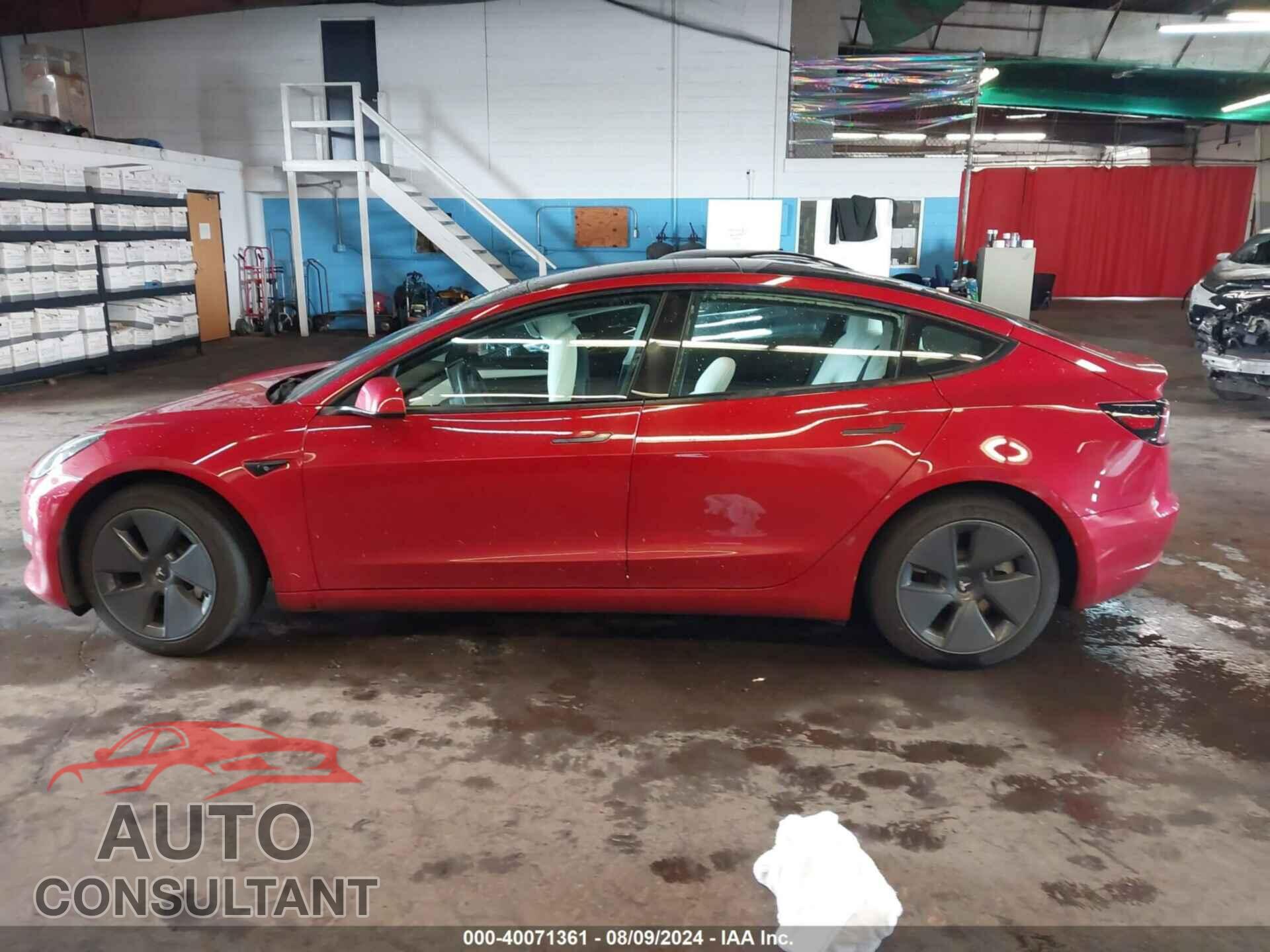TESLA MODEL 3 2022 - 5YJ3E1EB8NF179220