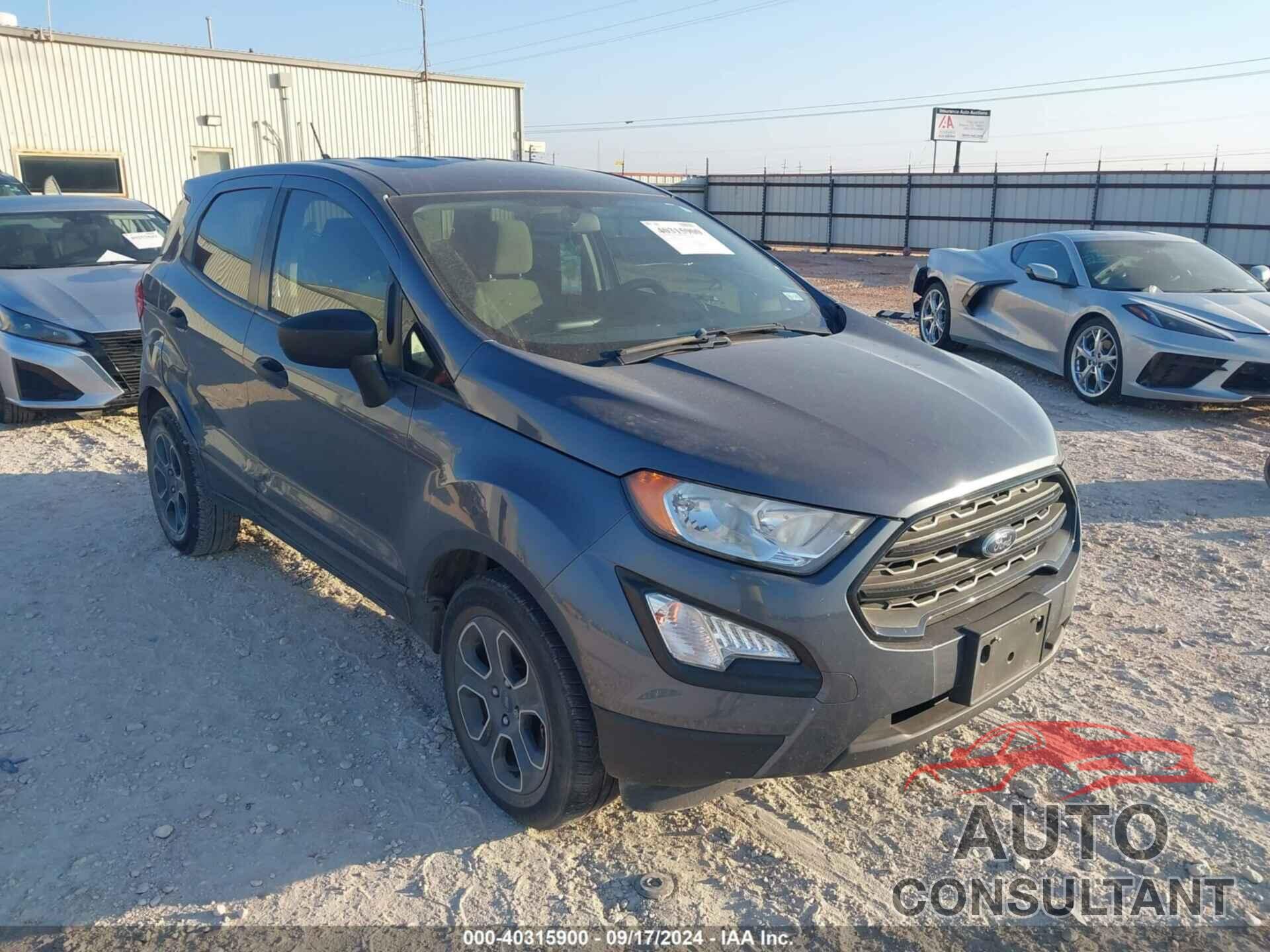 FORD ECOSPORT 2020 - MAJ3S2FE6LC313116