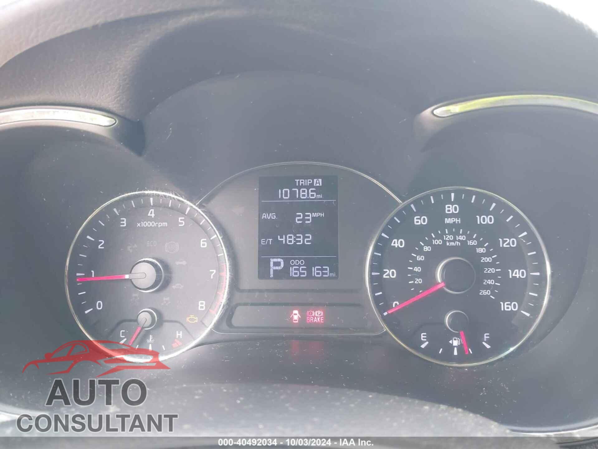 KIA FORTE 2015 - KNAFX4A62F5309347