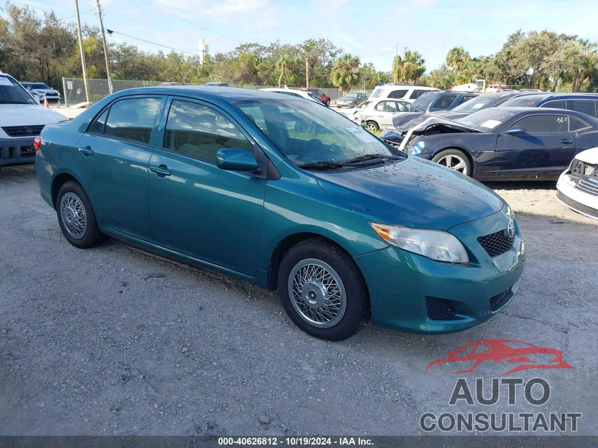 TOYOTA COROLLA 2009 - JTDBL40E499066272
